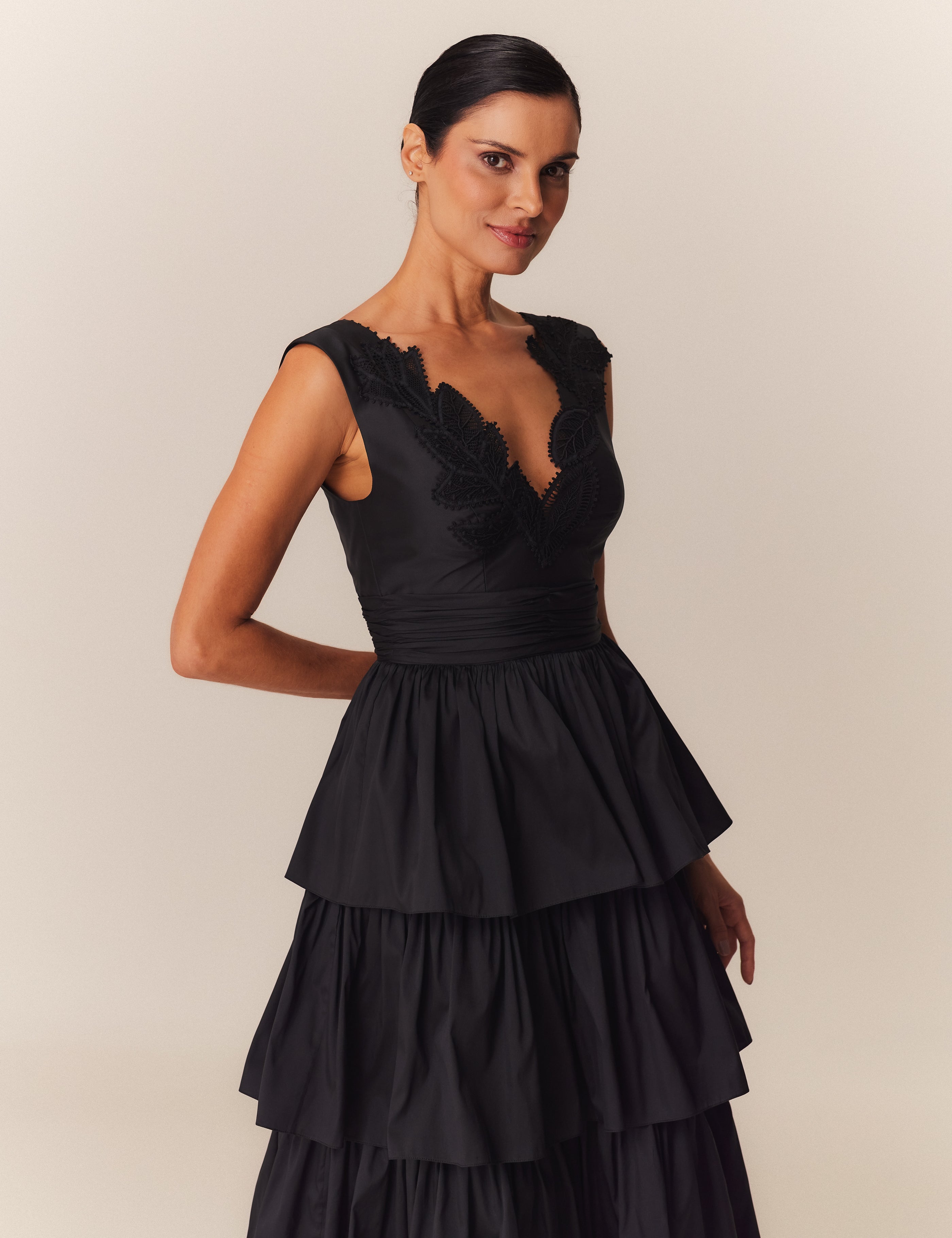 VESTIDO LONGO AMANDA PRETO