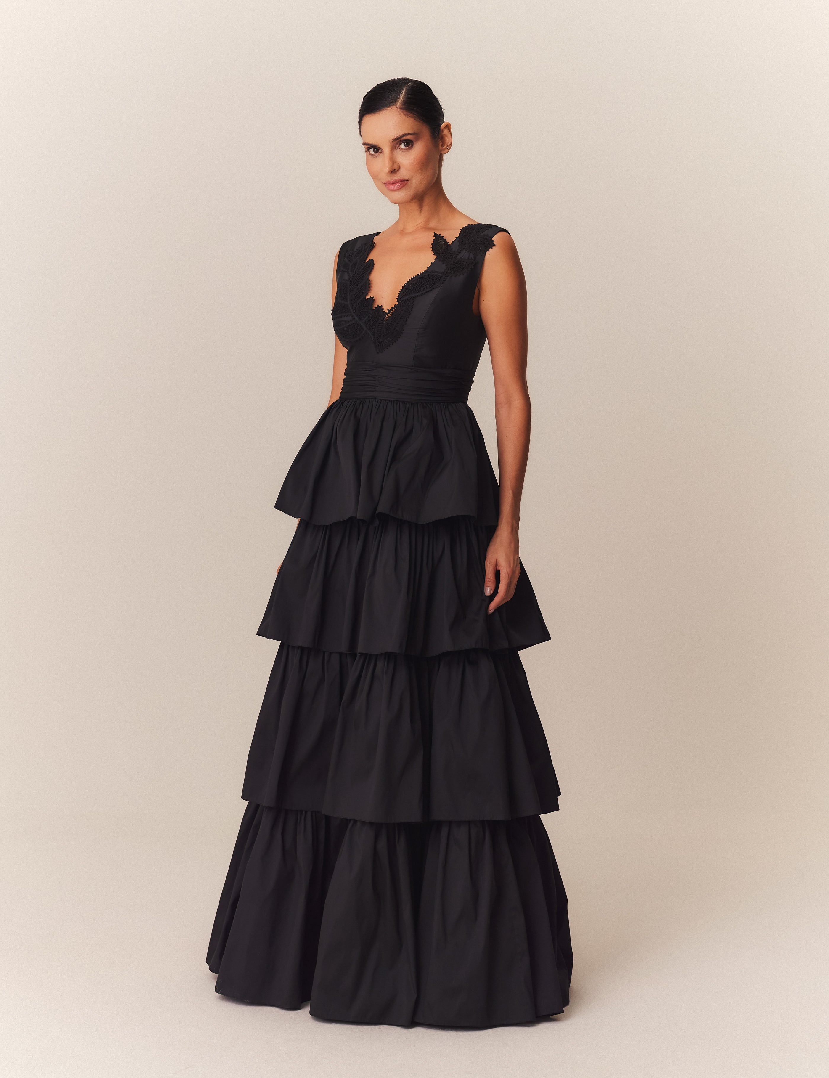 VESTIDO LONGO AMANDA PRETO