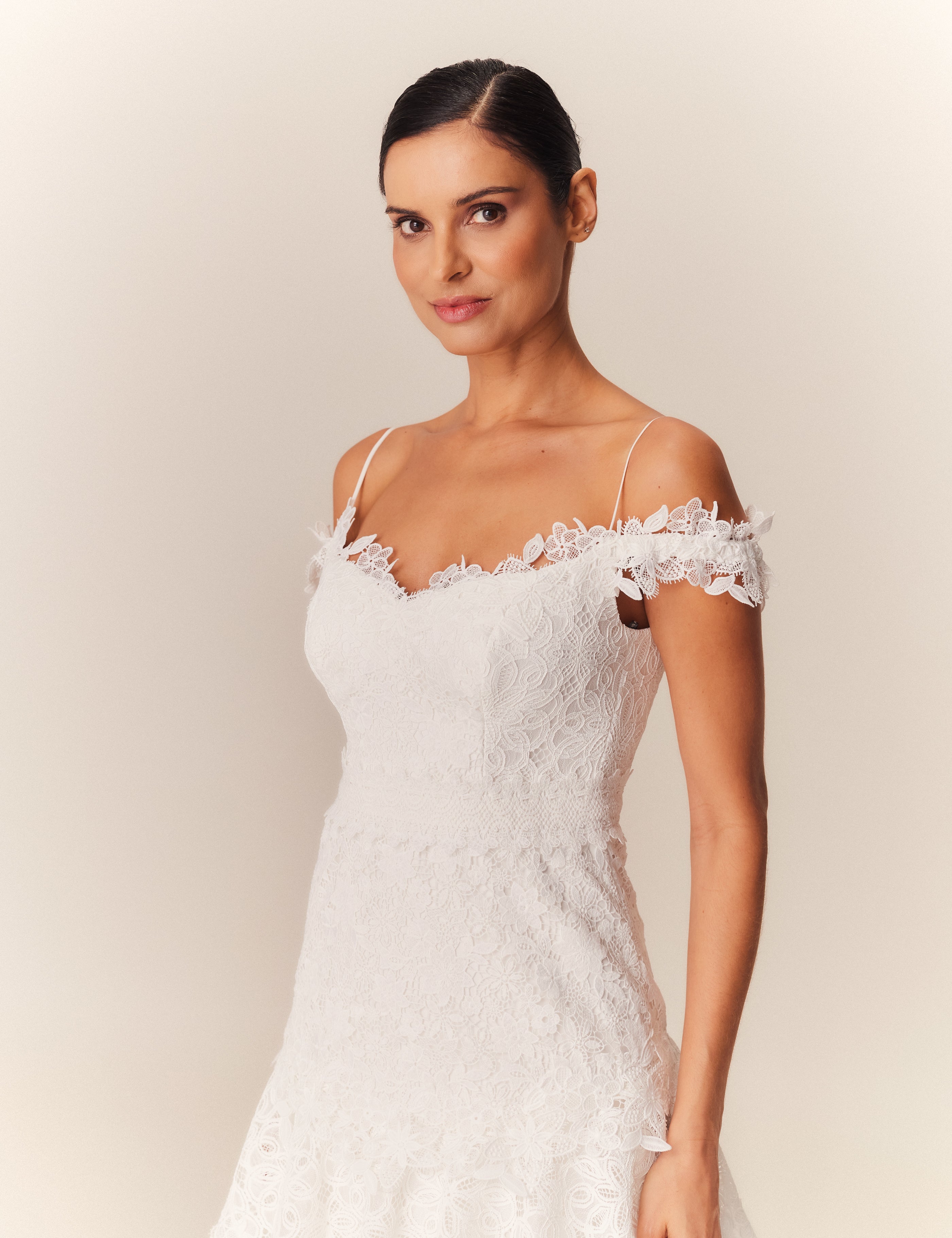 VESTIDO MIDI LUMA OFF WHITE