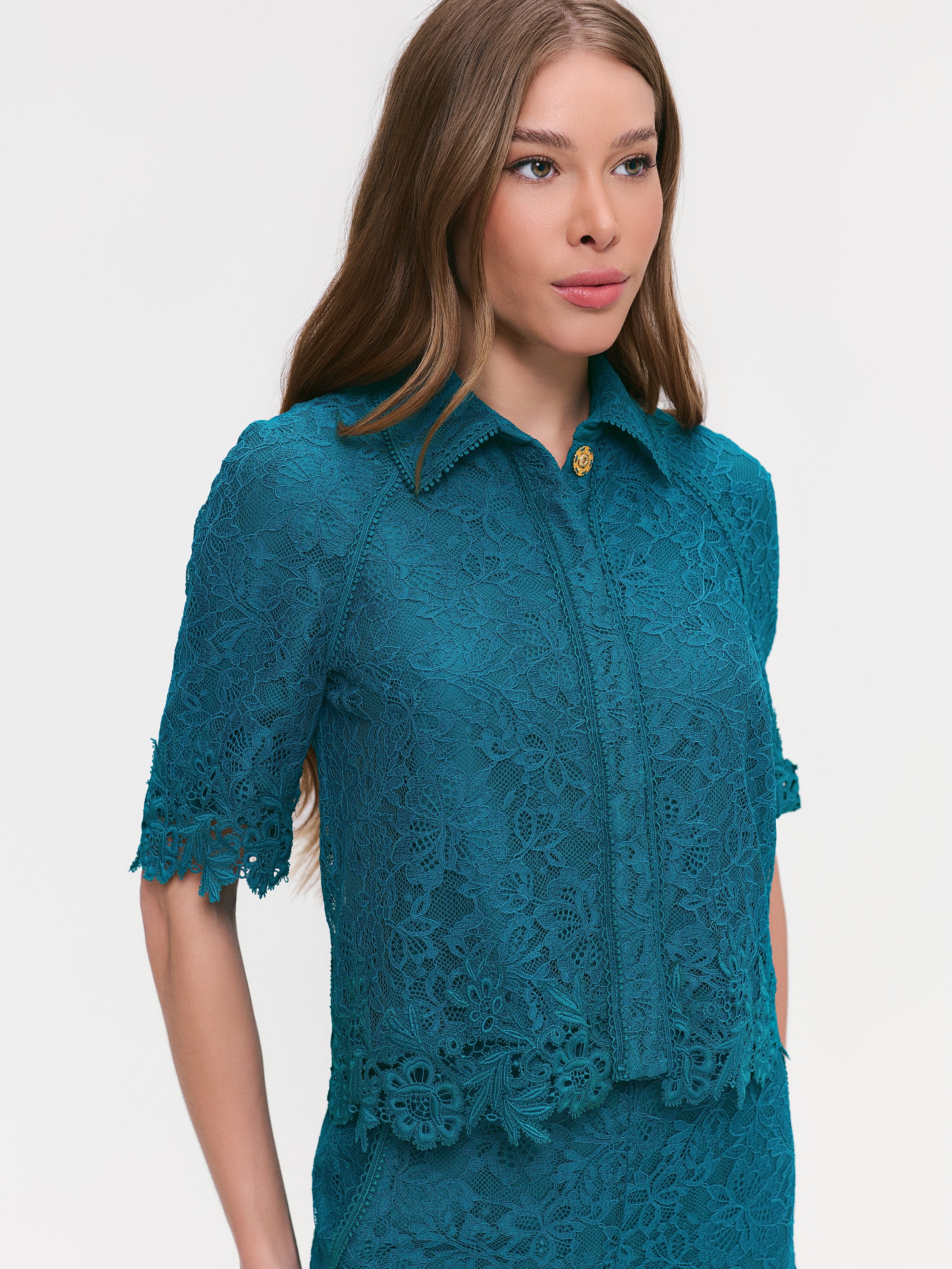 CAMISA LIS AZUL SALINA
