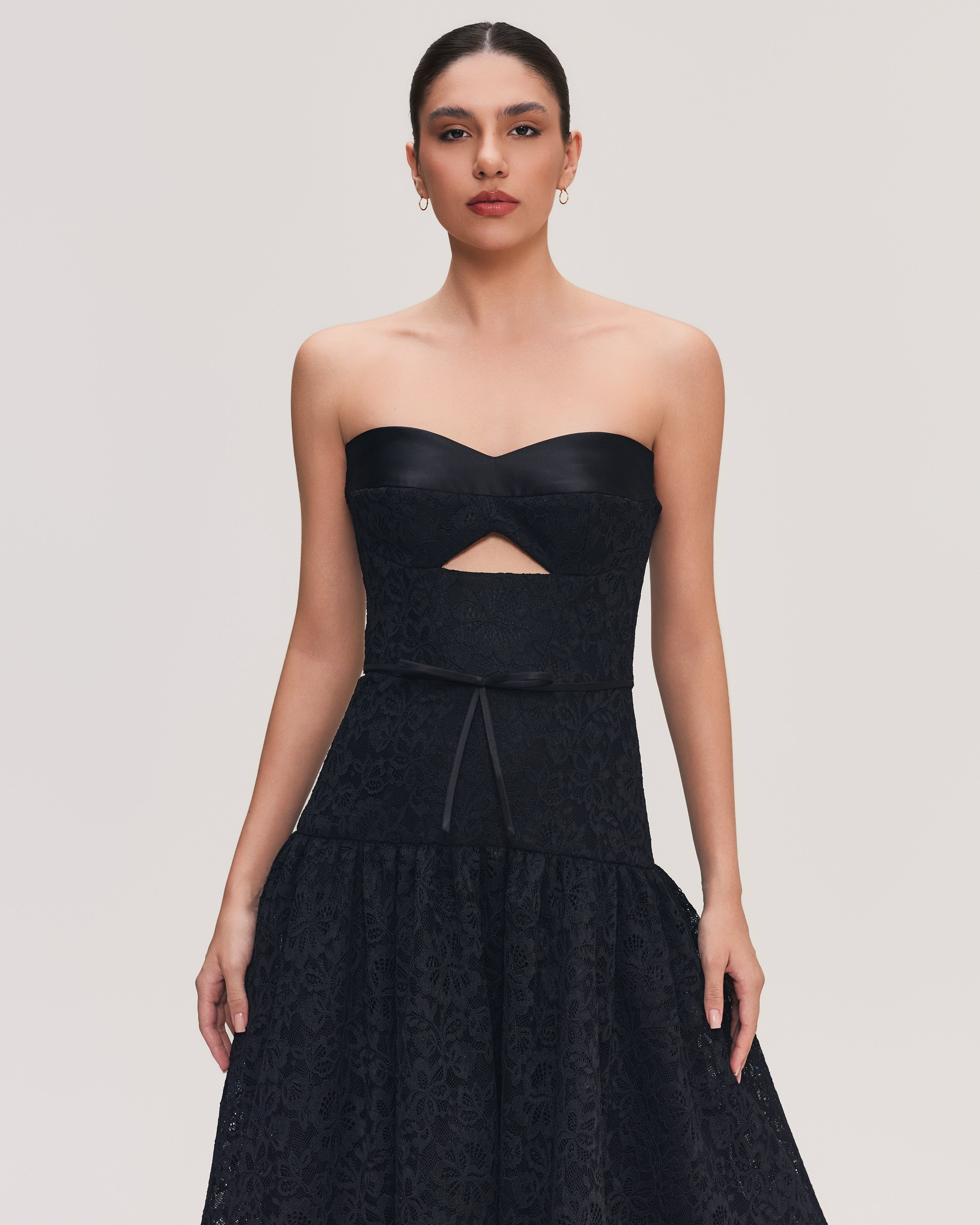VESTIDO LONGO DYENNA PRETO