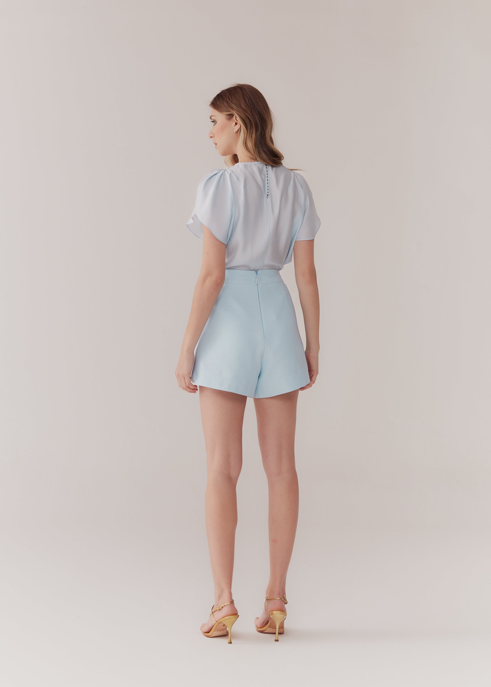 BLUSA GEORGINA AZUL CERULEAN