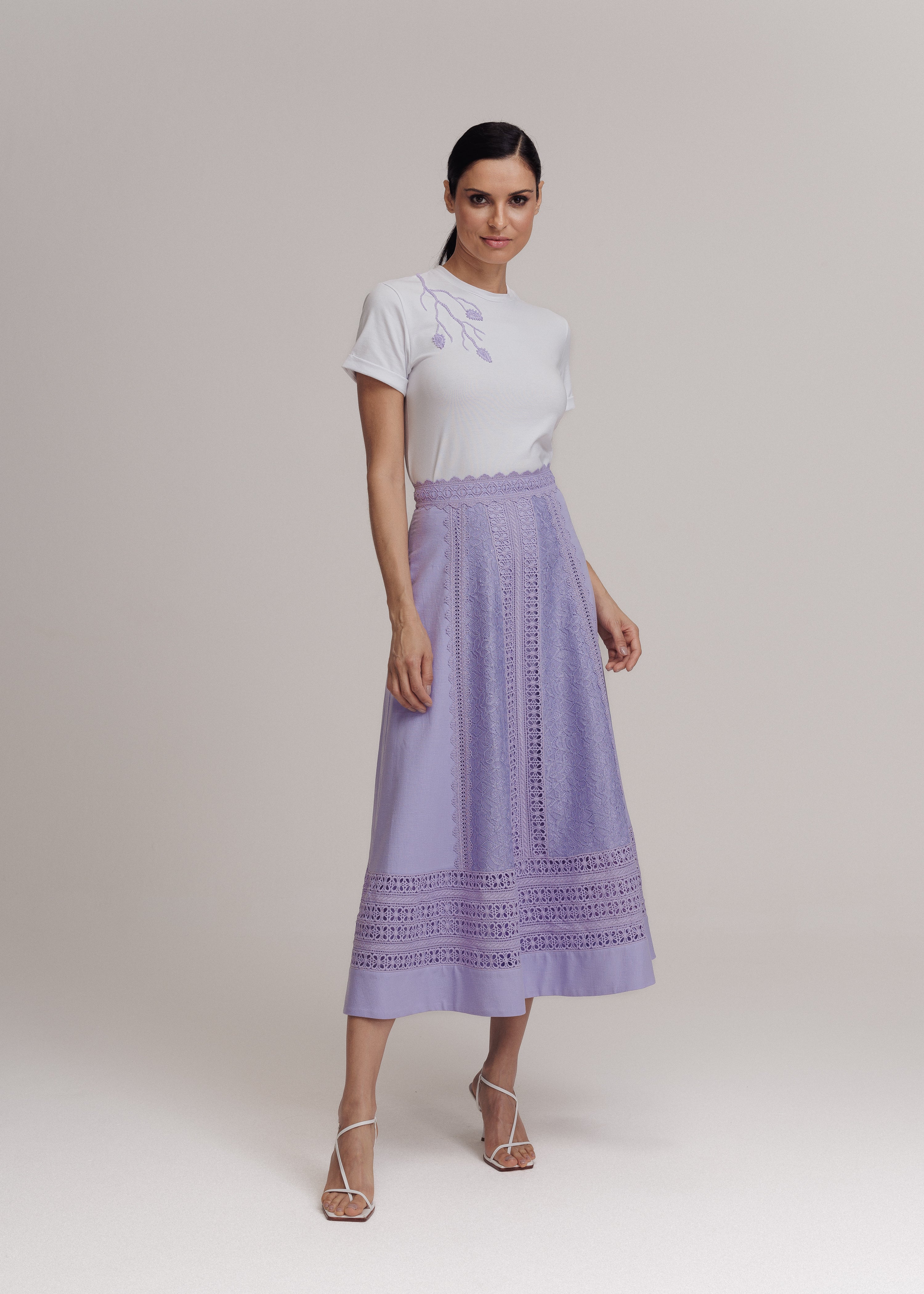 T-SHIRT ANA LILAS VERBENA