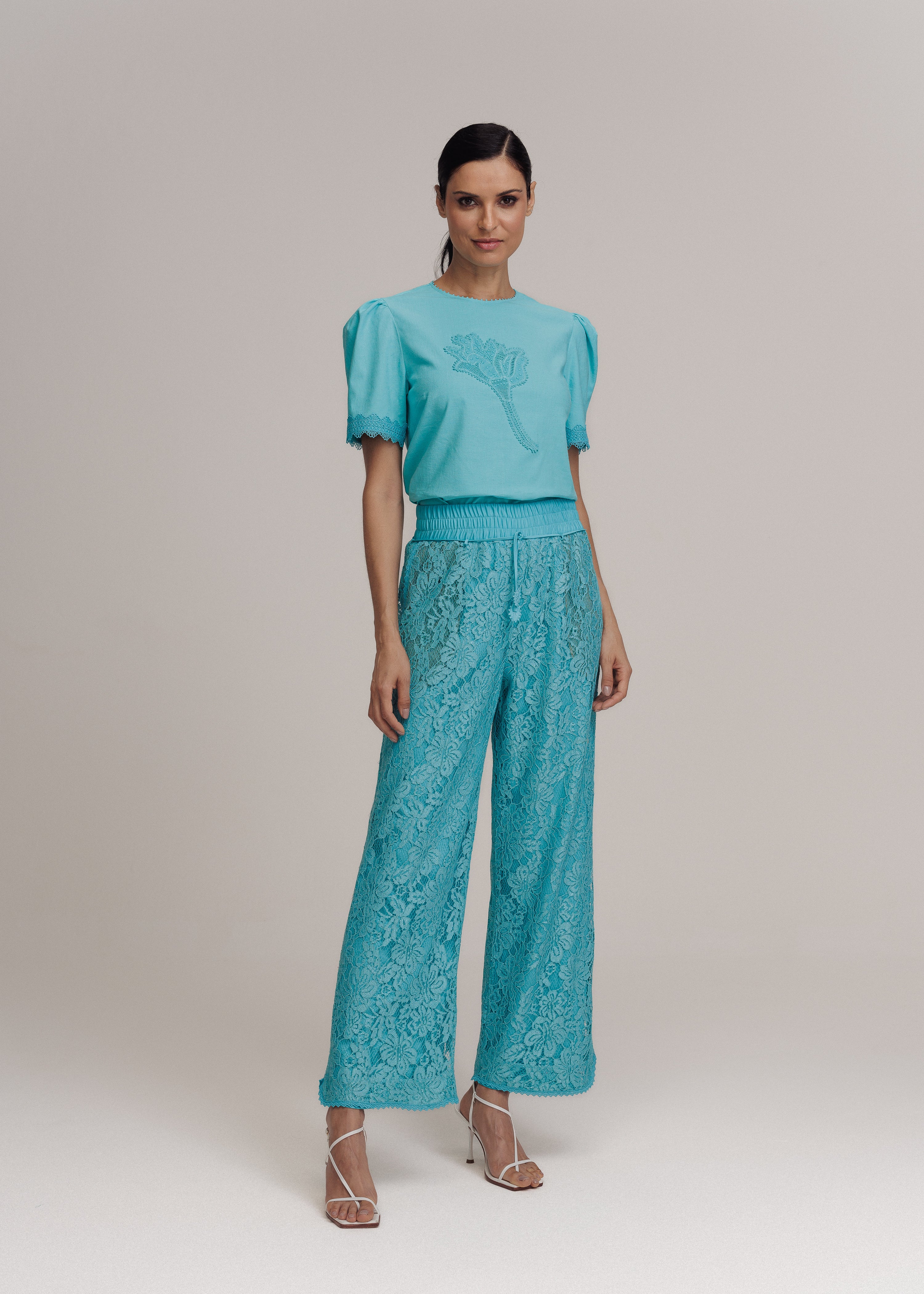 CALCA ERICA AZUL CURACAO