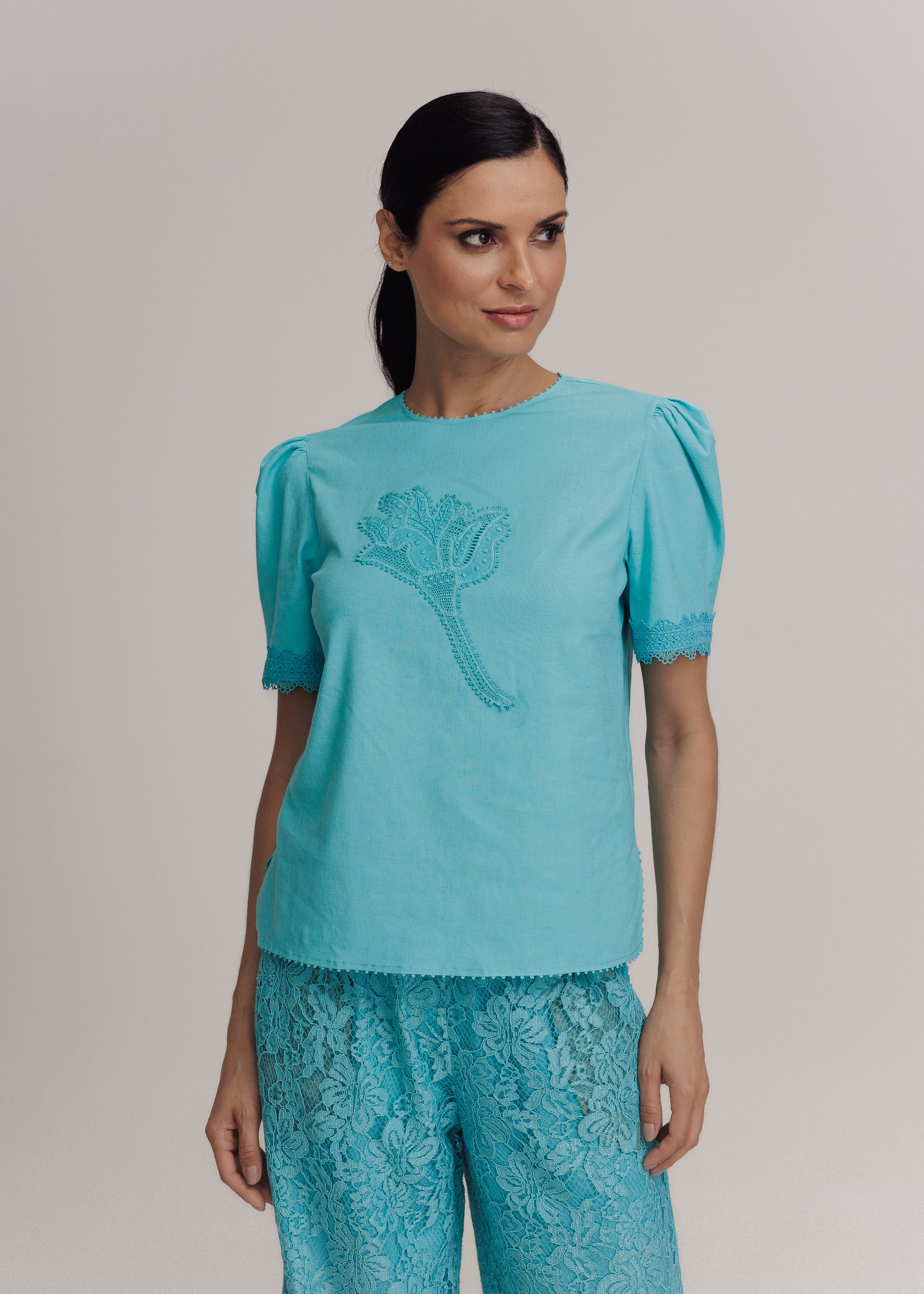 CALCA ERICA AZUL CURACAO