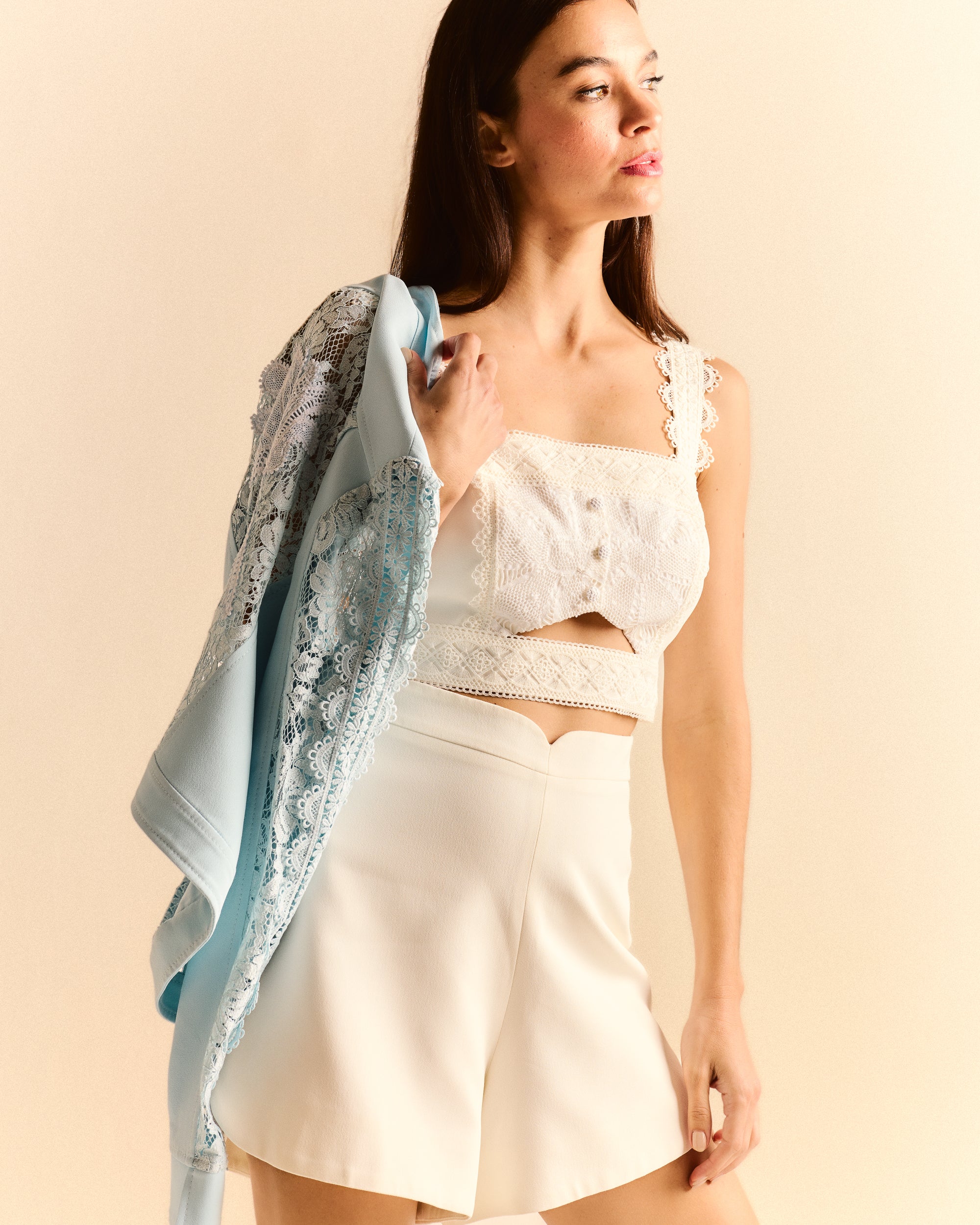 JAQUETA SUSIE AZUL CERULEAN