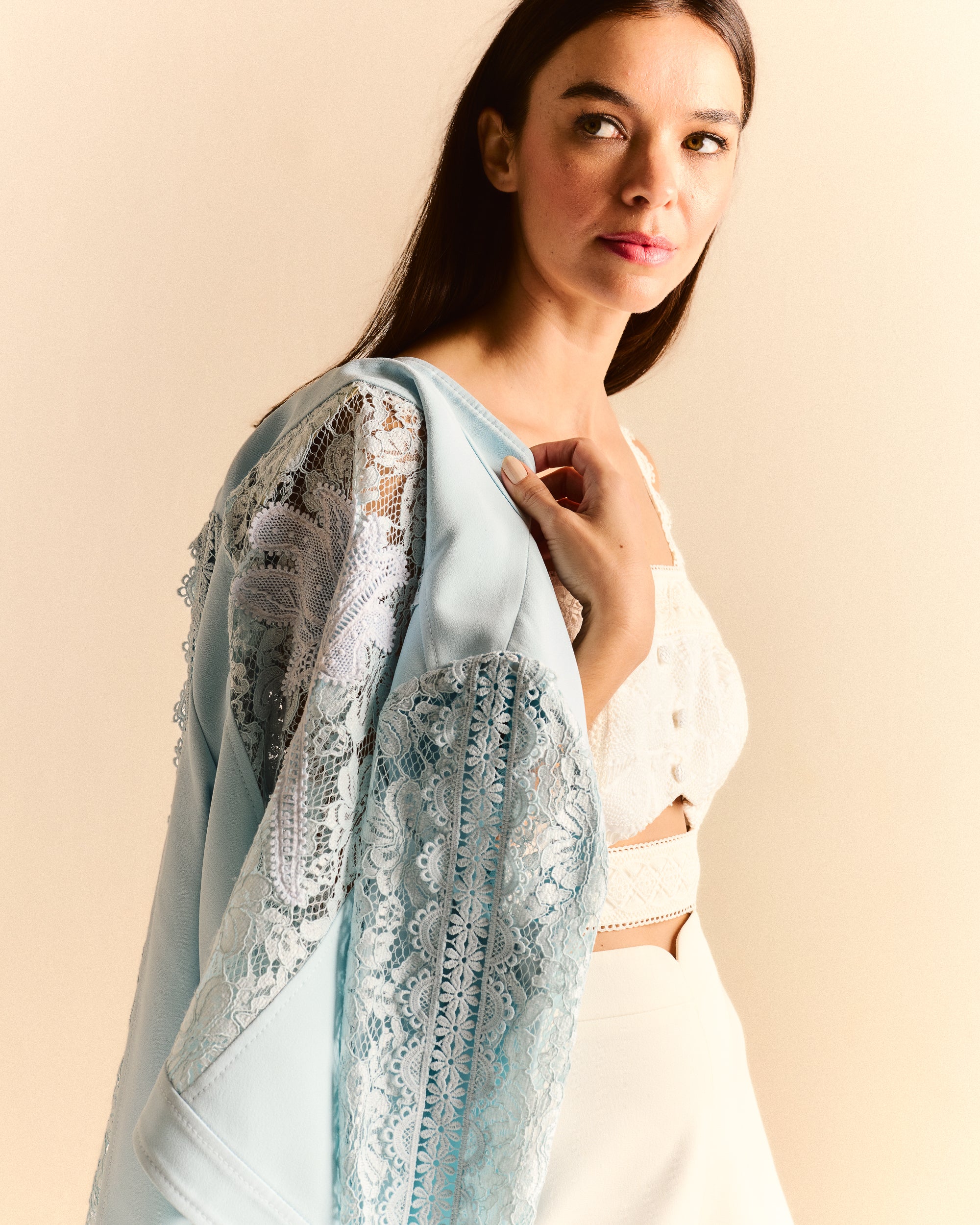 JAQUETA SUSIE AZUL CERULEAN