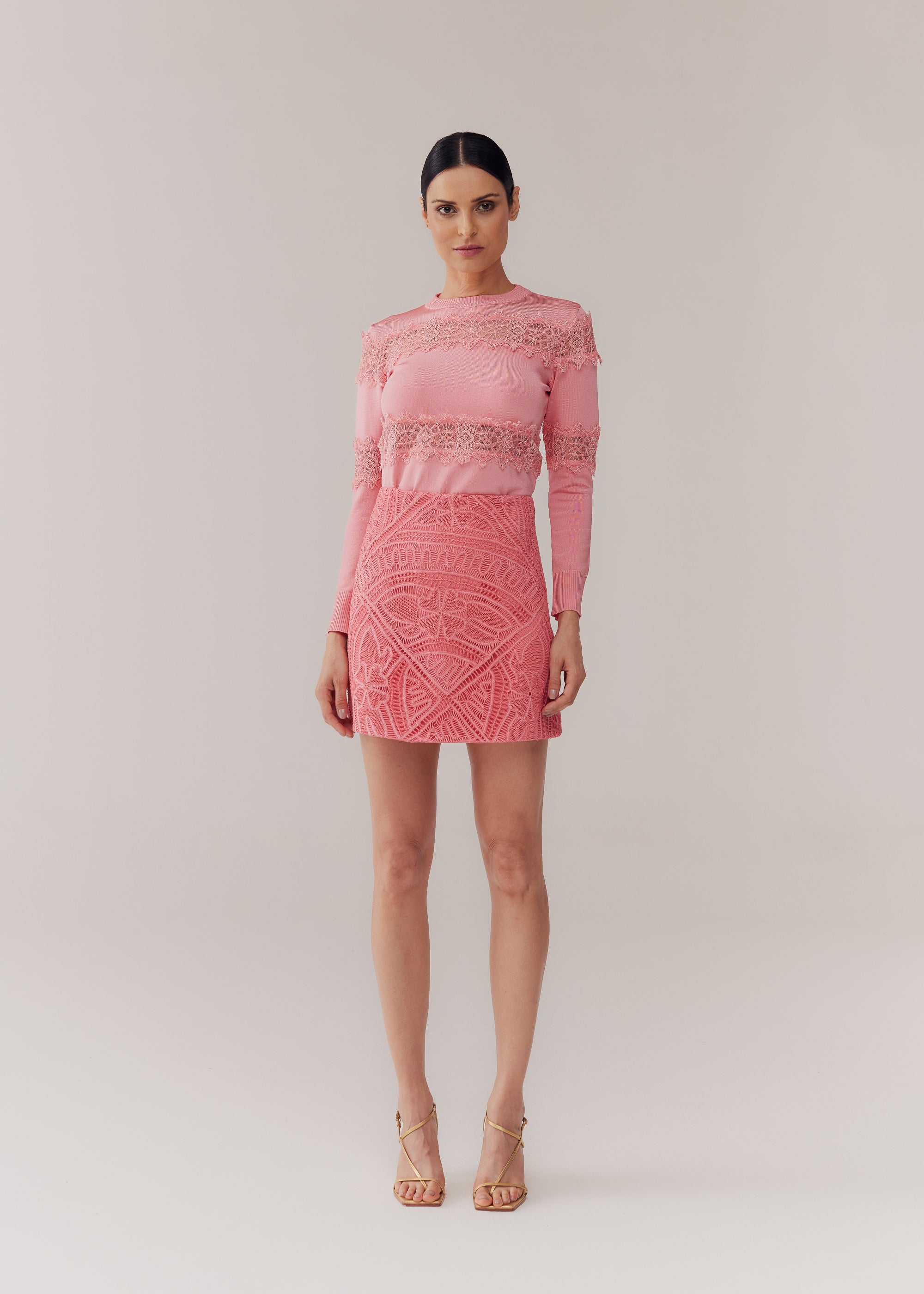 BLUSA BETINA TRICOT PEACH BLOSSOM
