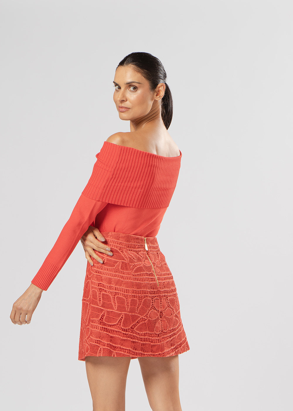 BLUSA TRICOT MONALISA VERMELHO MARY