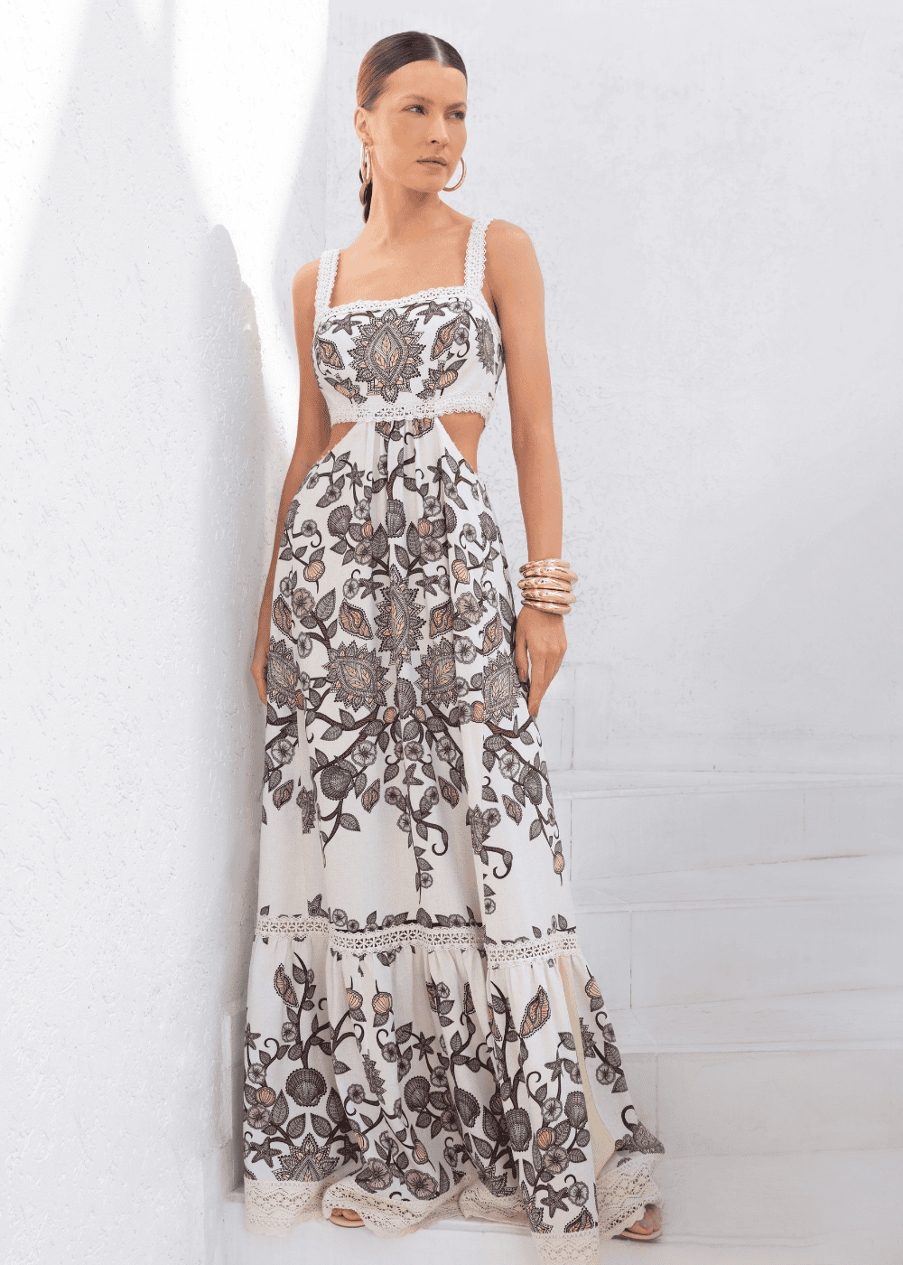 VESTIDO LONGO DOMINIQUE ESTAMPA BRISA