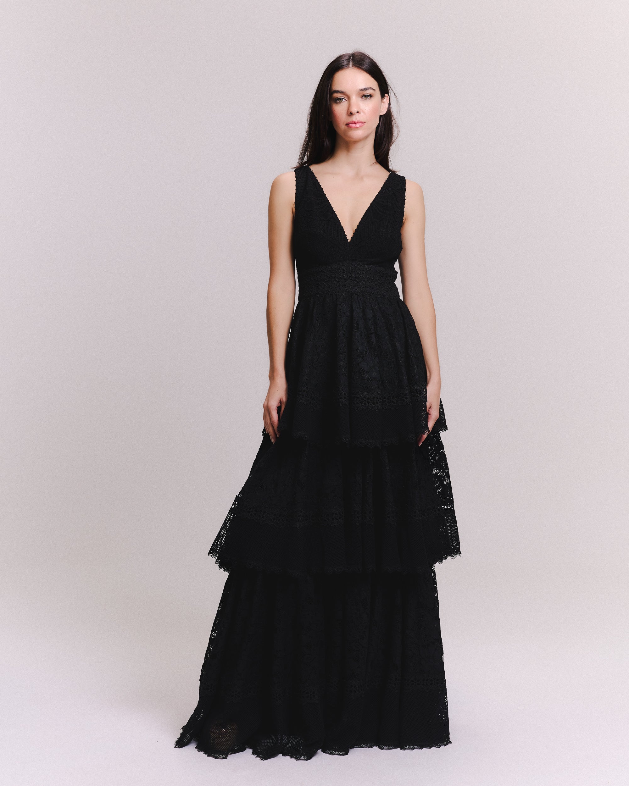 VESTIDO LONGO BETANIA PRETO