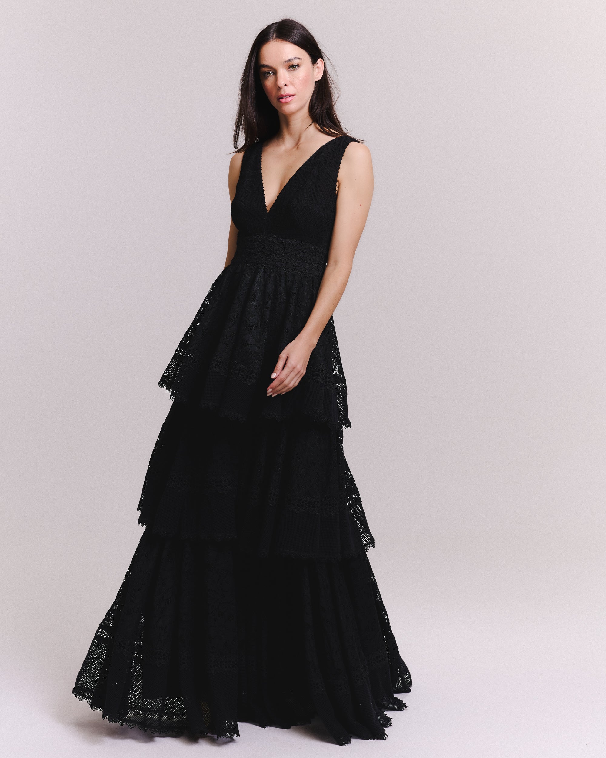 VESTIDO LONGO BETANIA PRETO