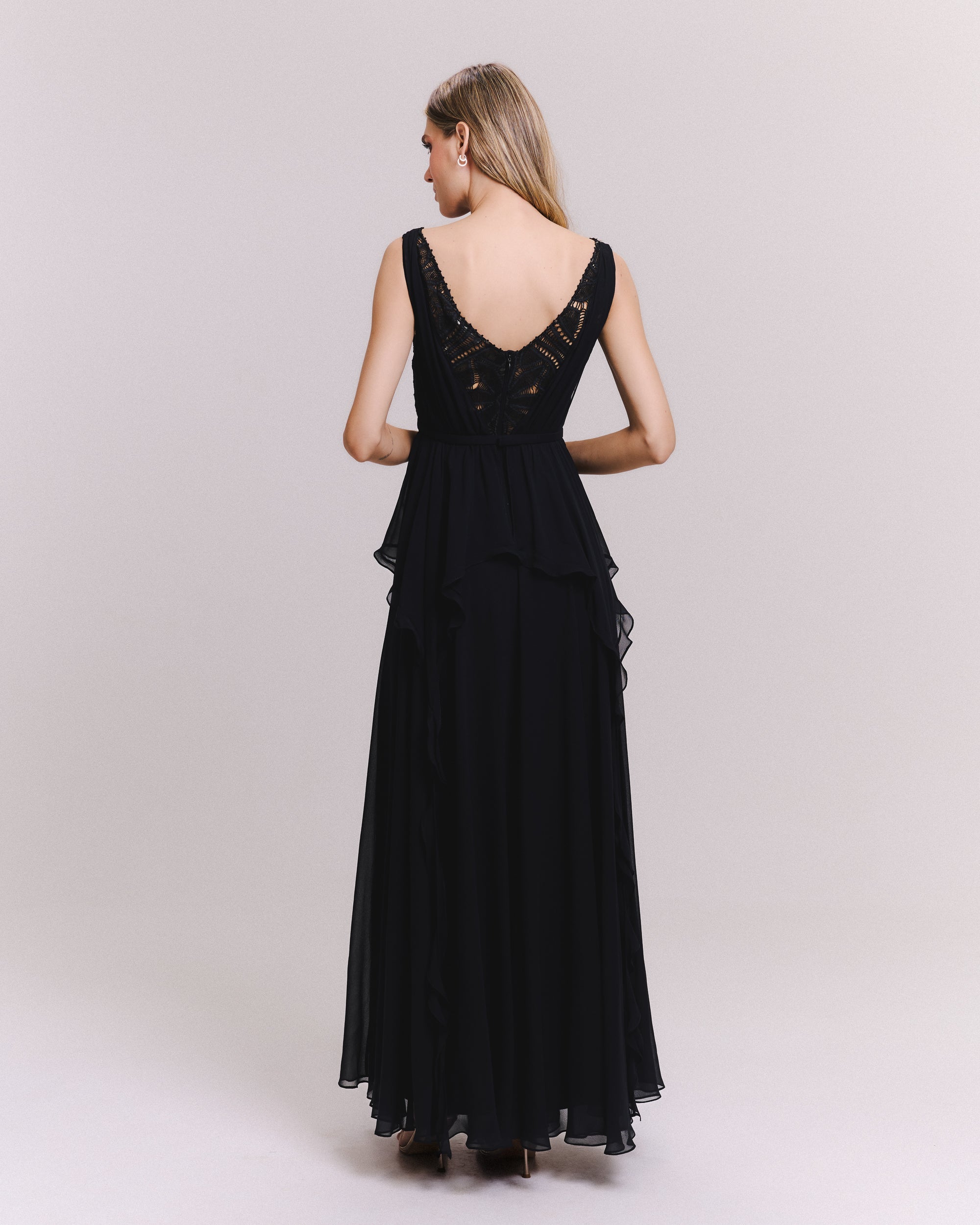 VESTIDO LONGO ELIS PRETO