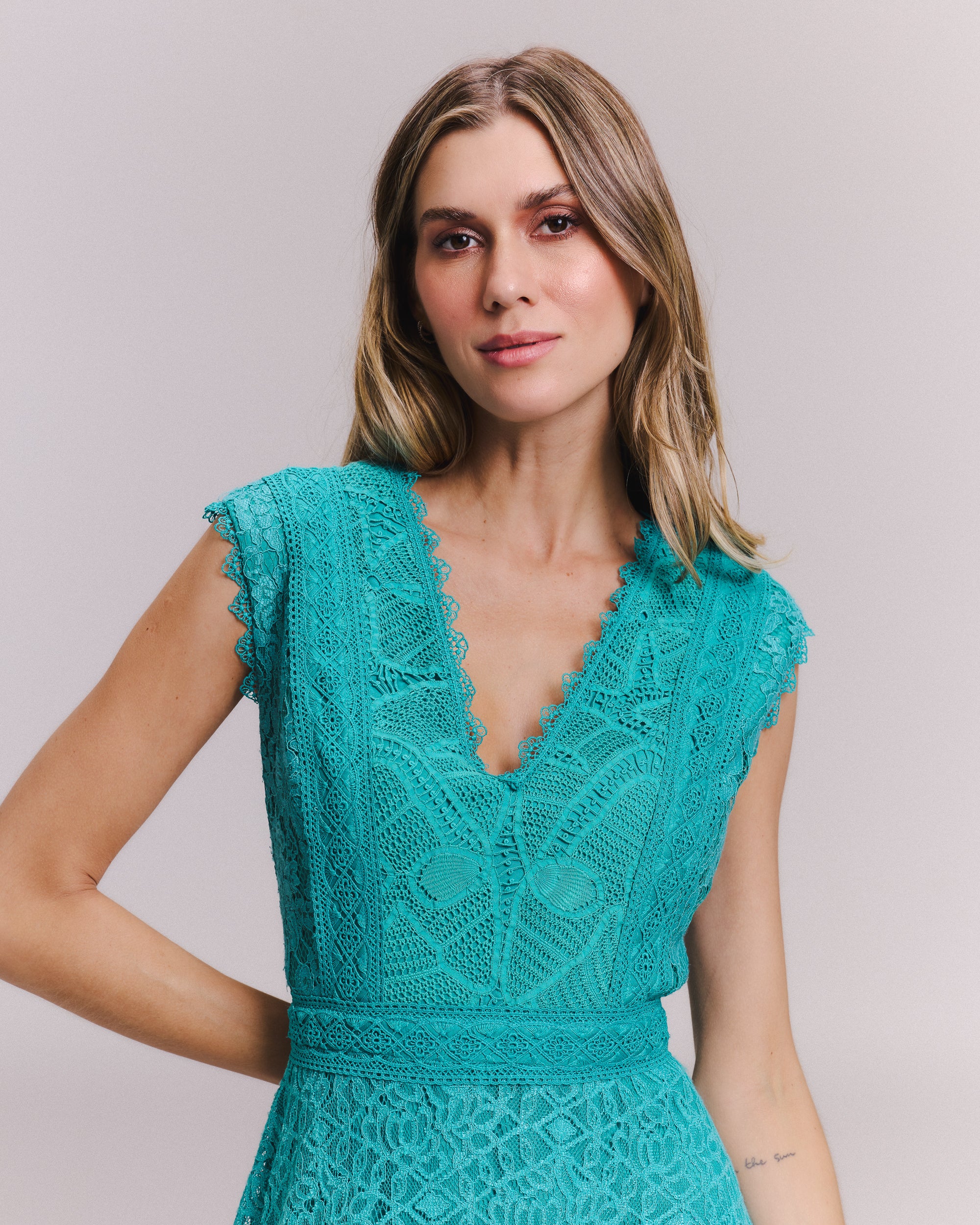 VESTIDO LONGO NANDA VERDE ARCADIA