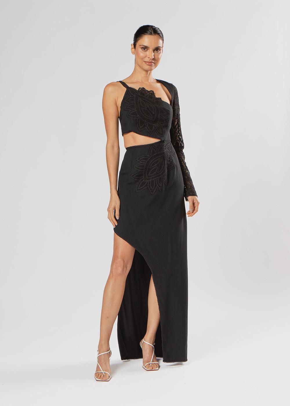 VESTIDO LONGO ELIZABETE PRETO