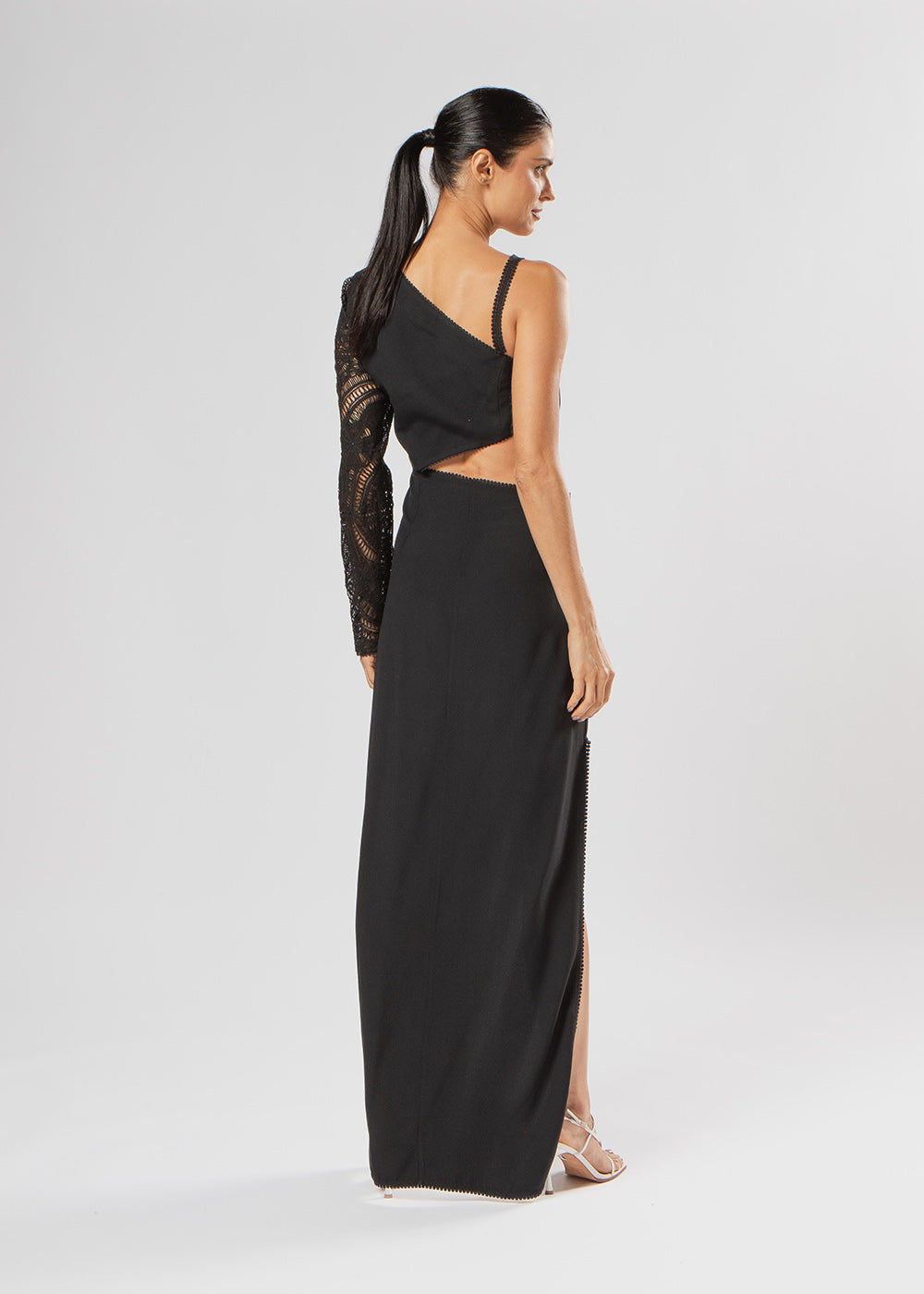 VESTIDO LONGO ELIZABETE PRETO