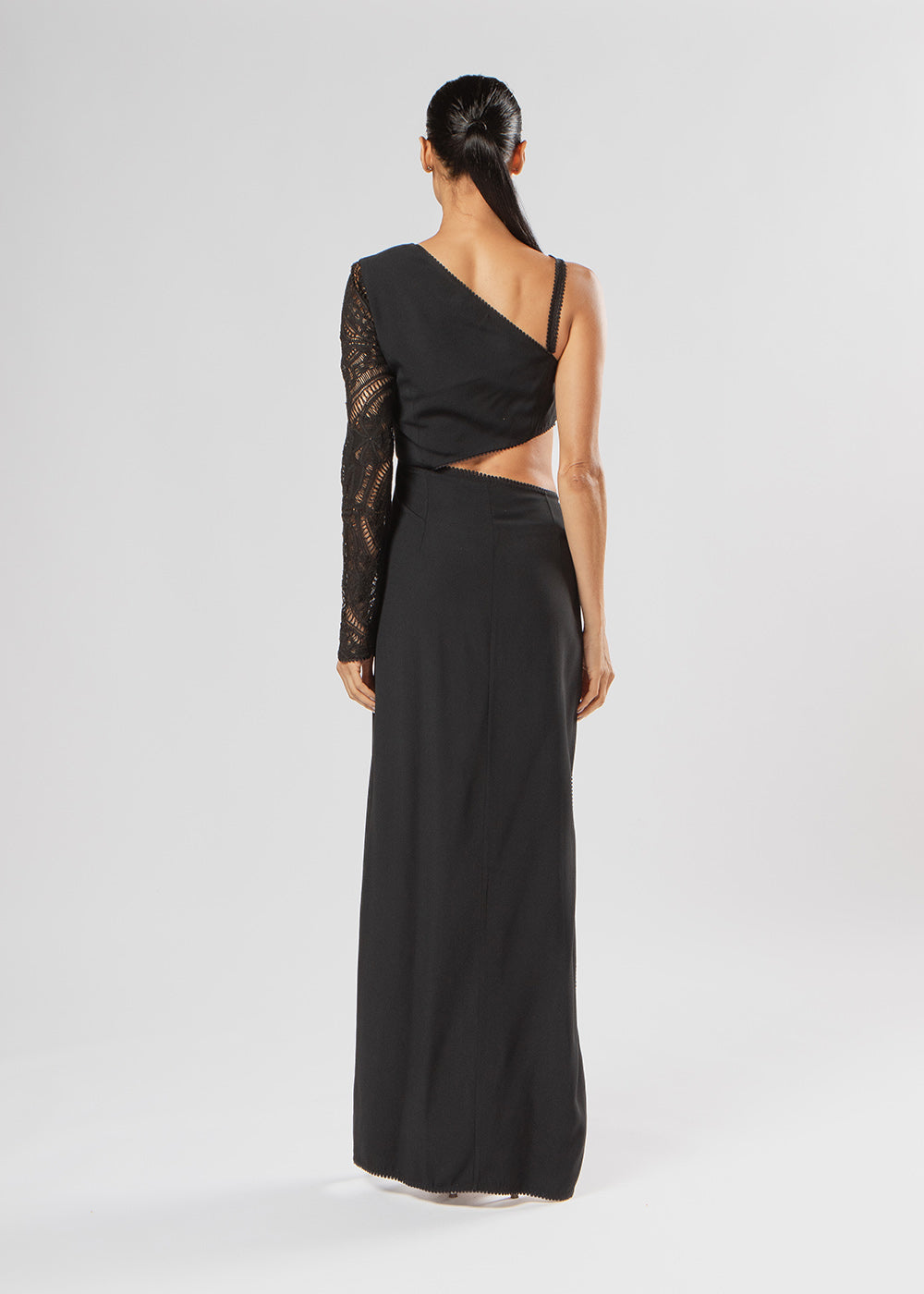 VESTIDO LONGO ELIZABETE PRETO
