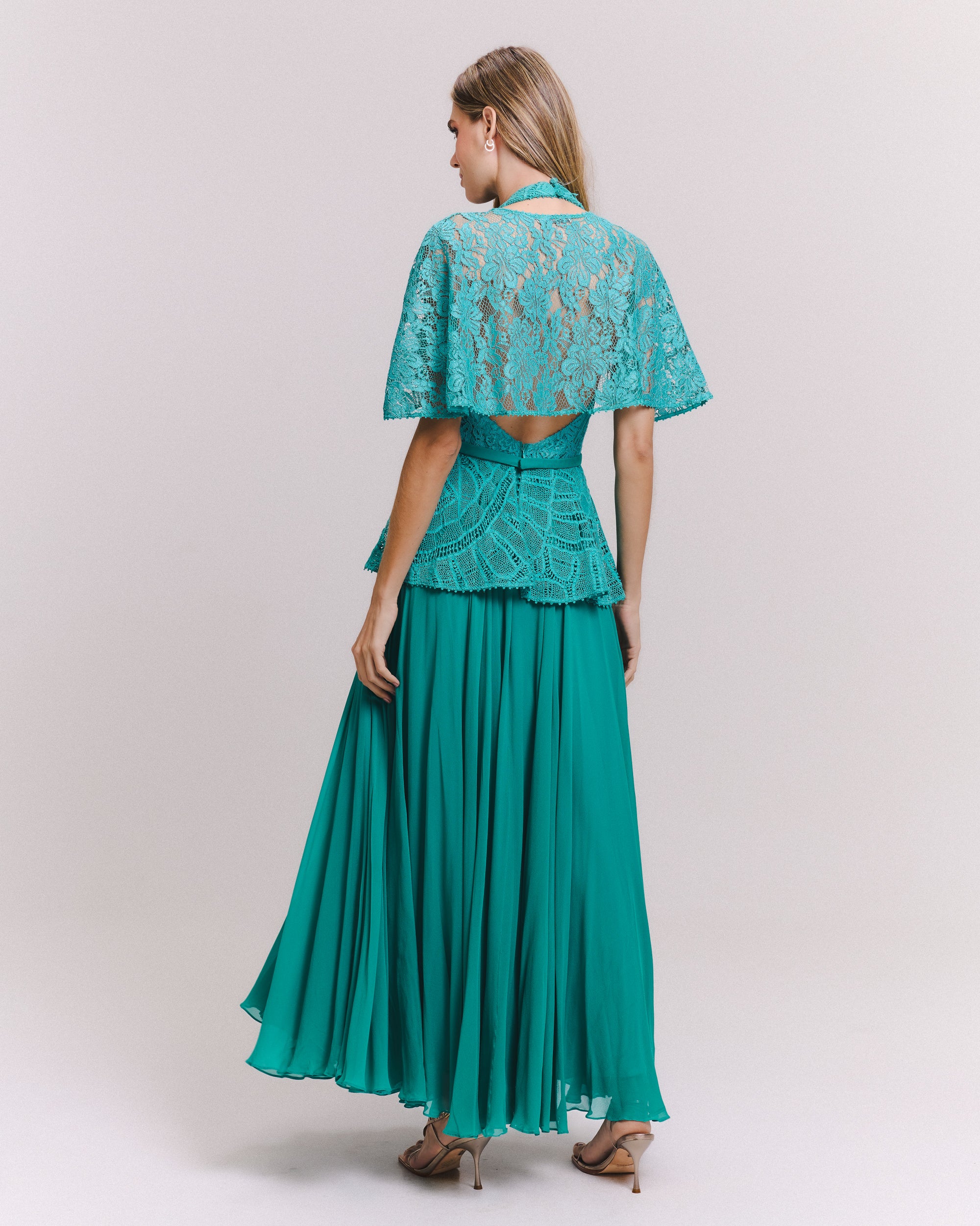 VESTIDO LONGO RENATA VERDE ARCADIA