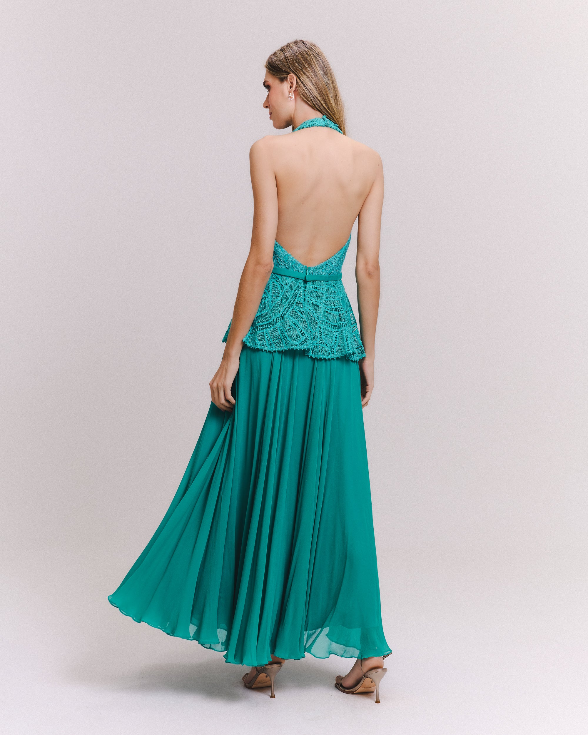 VESTIDO LONGO RENATA VERDE ARCADIA