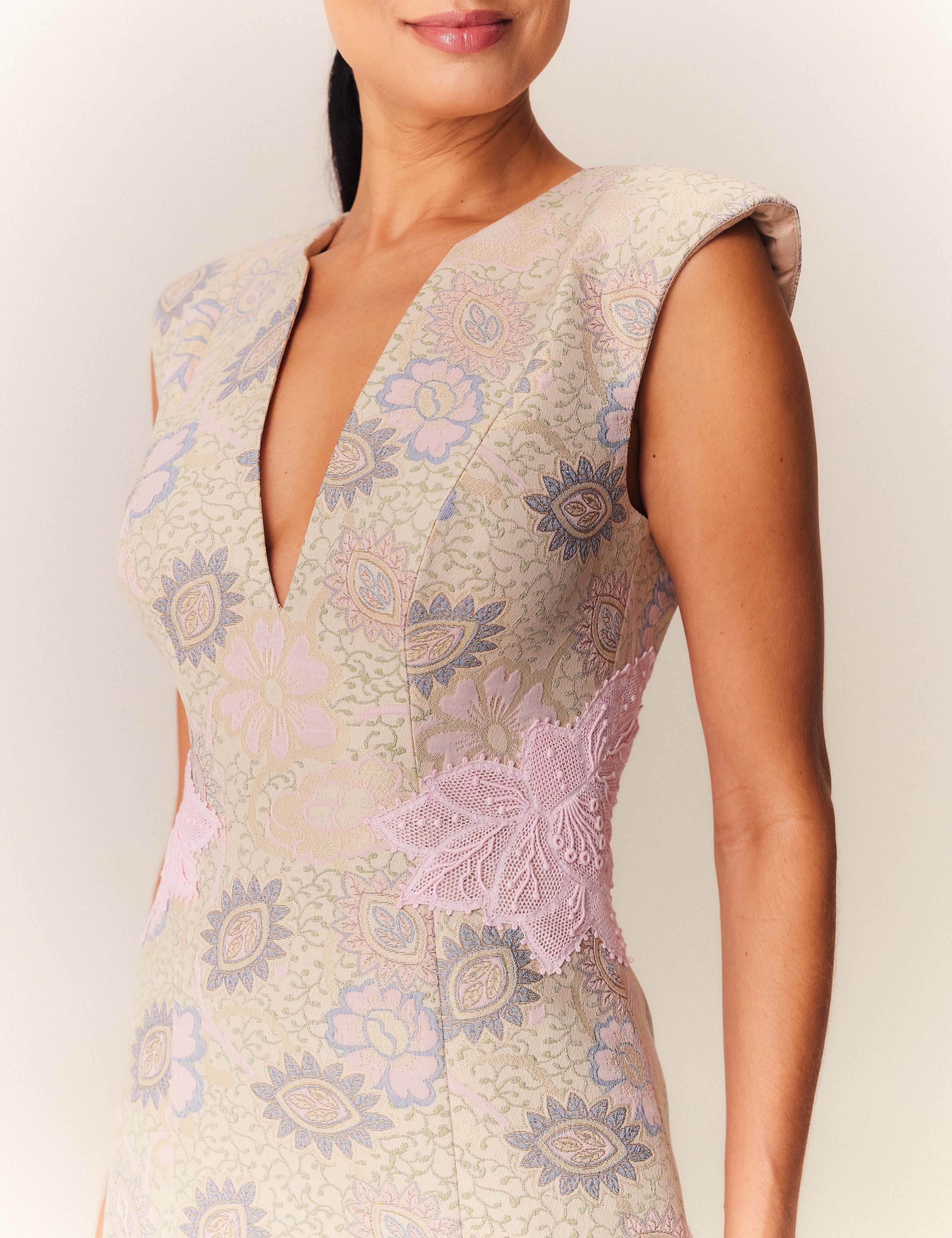 VESTIDO MIDI PAMELA MANDACARU FLORAL