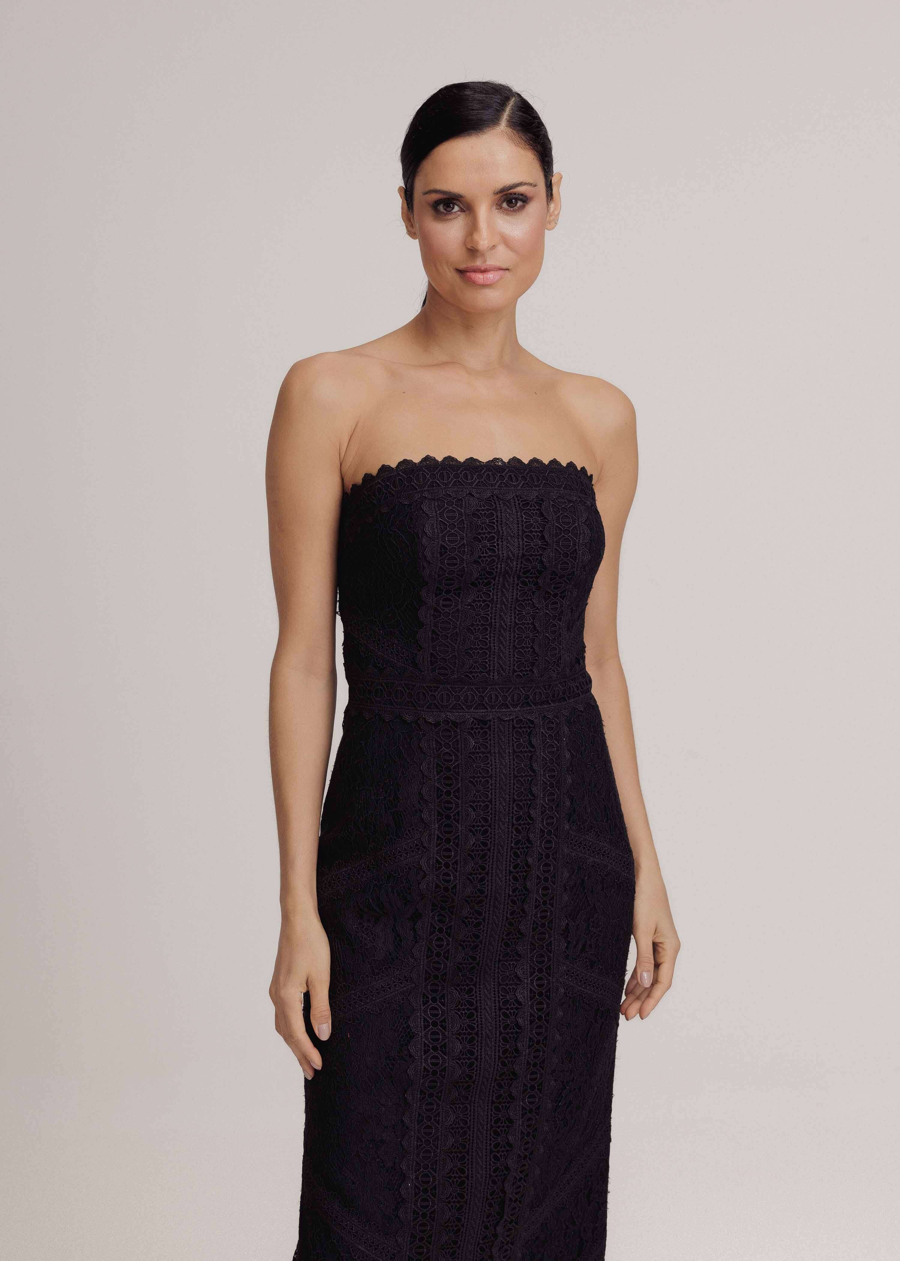 VESTIDO MIDI ANTONIA PRETO