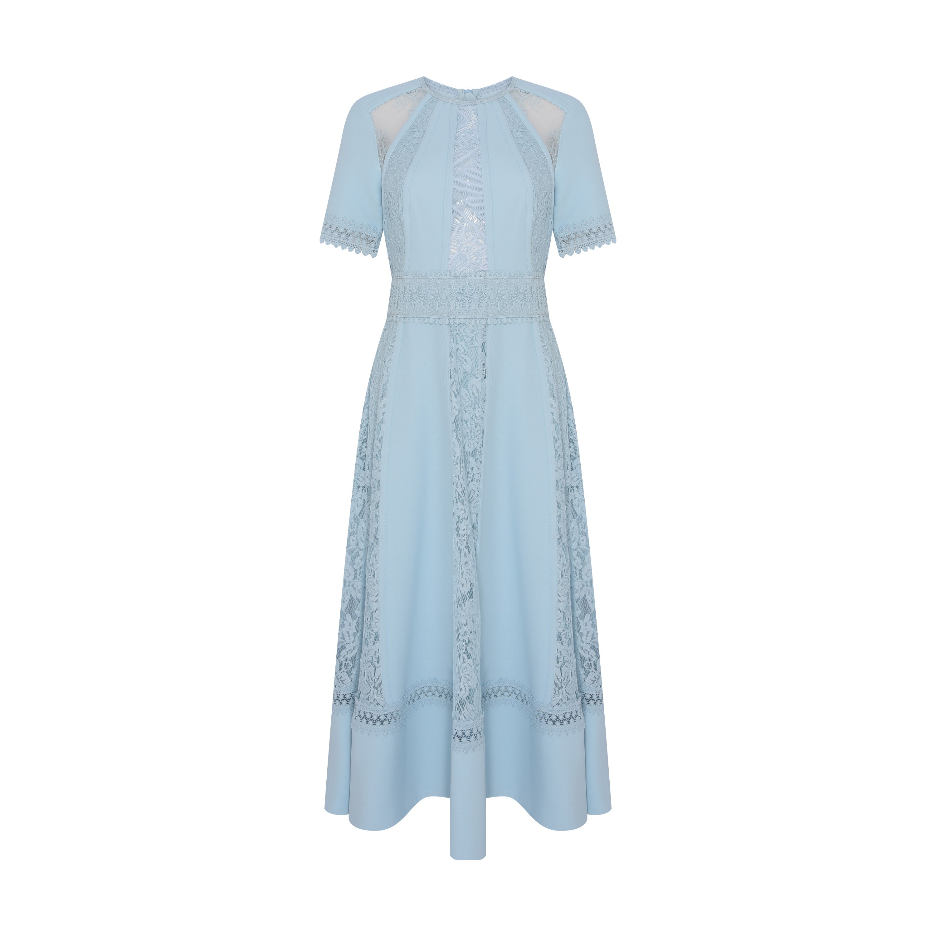 VESTIDO MIDI ELEONOR AZUL CERULEAN