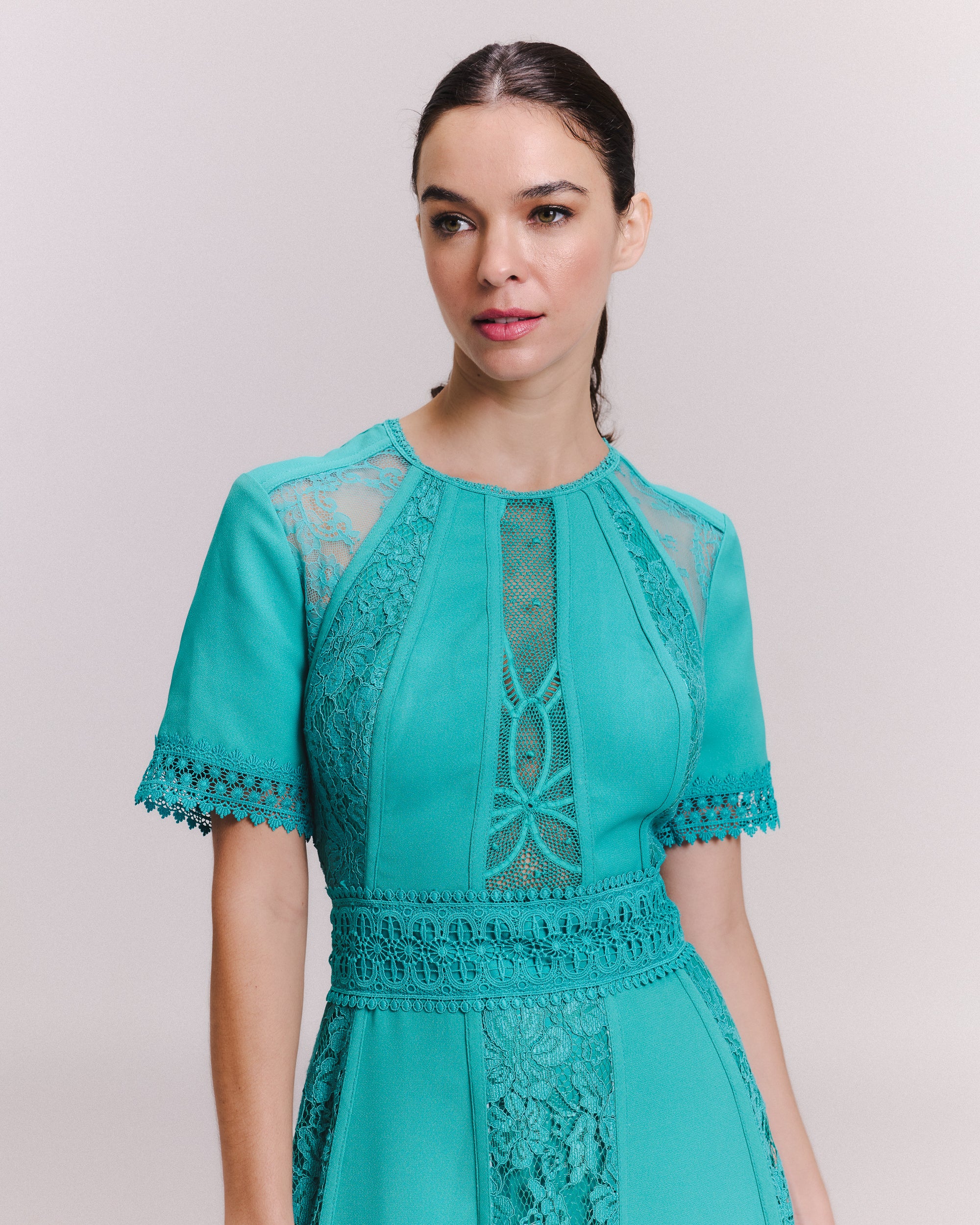 VESTIDO MIDI ELEONOR VERDE ARCADIA