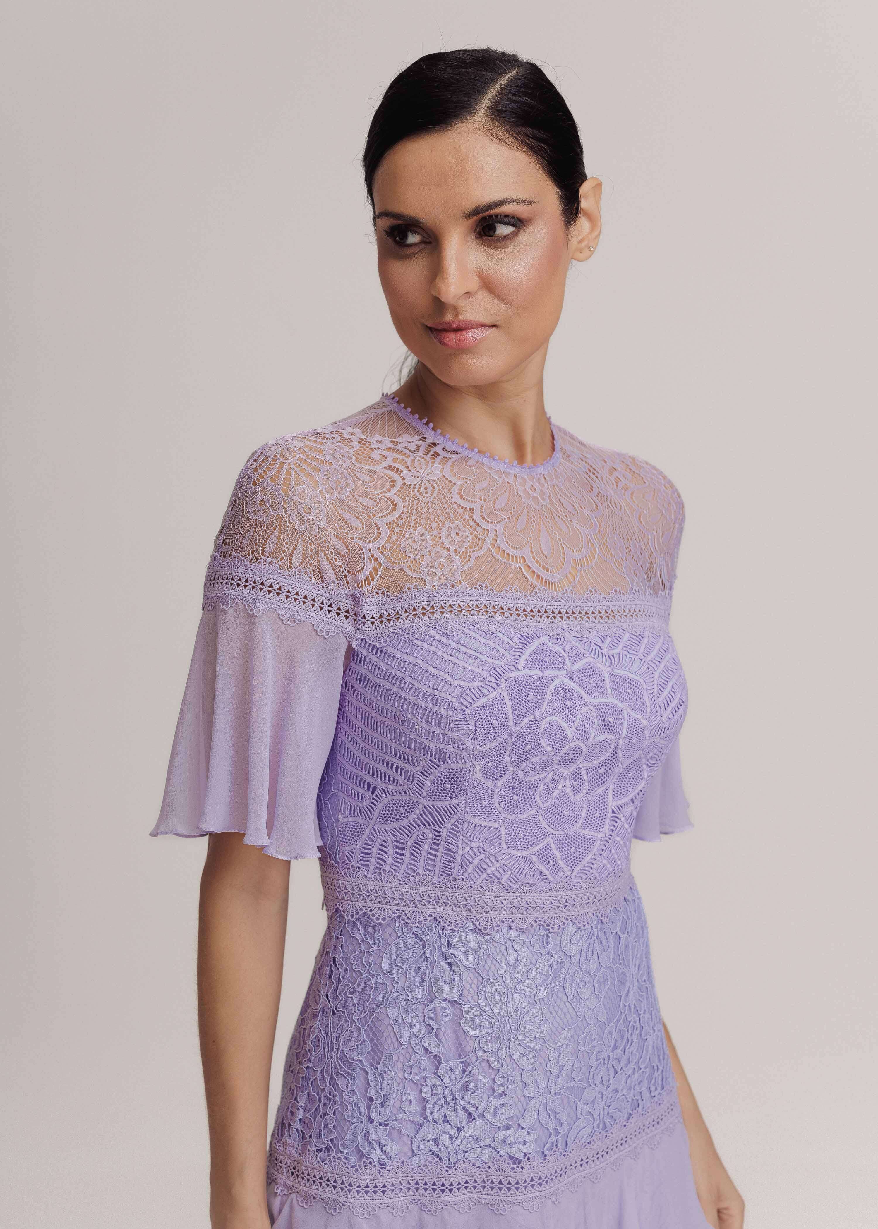 VESTIDO MIDI MARGOT LILAS VERBENA