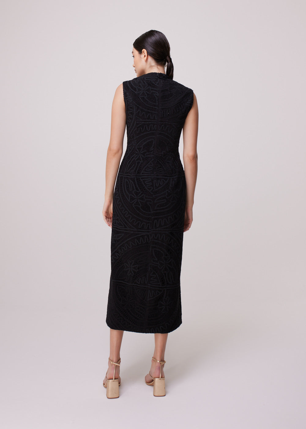 VESTIDO MIDI NICOLE PRETO