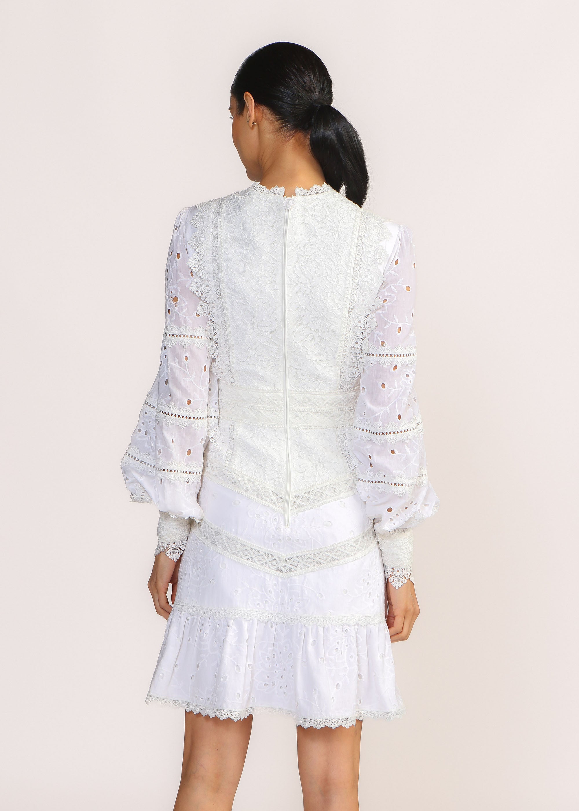 VESTIDO CURTO GLEICE OFF WHITE