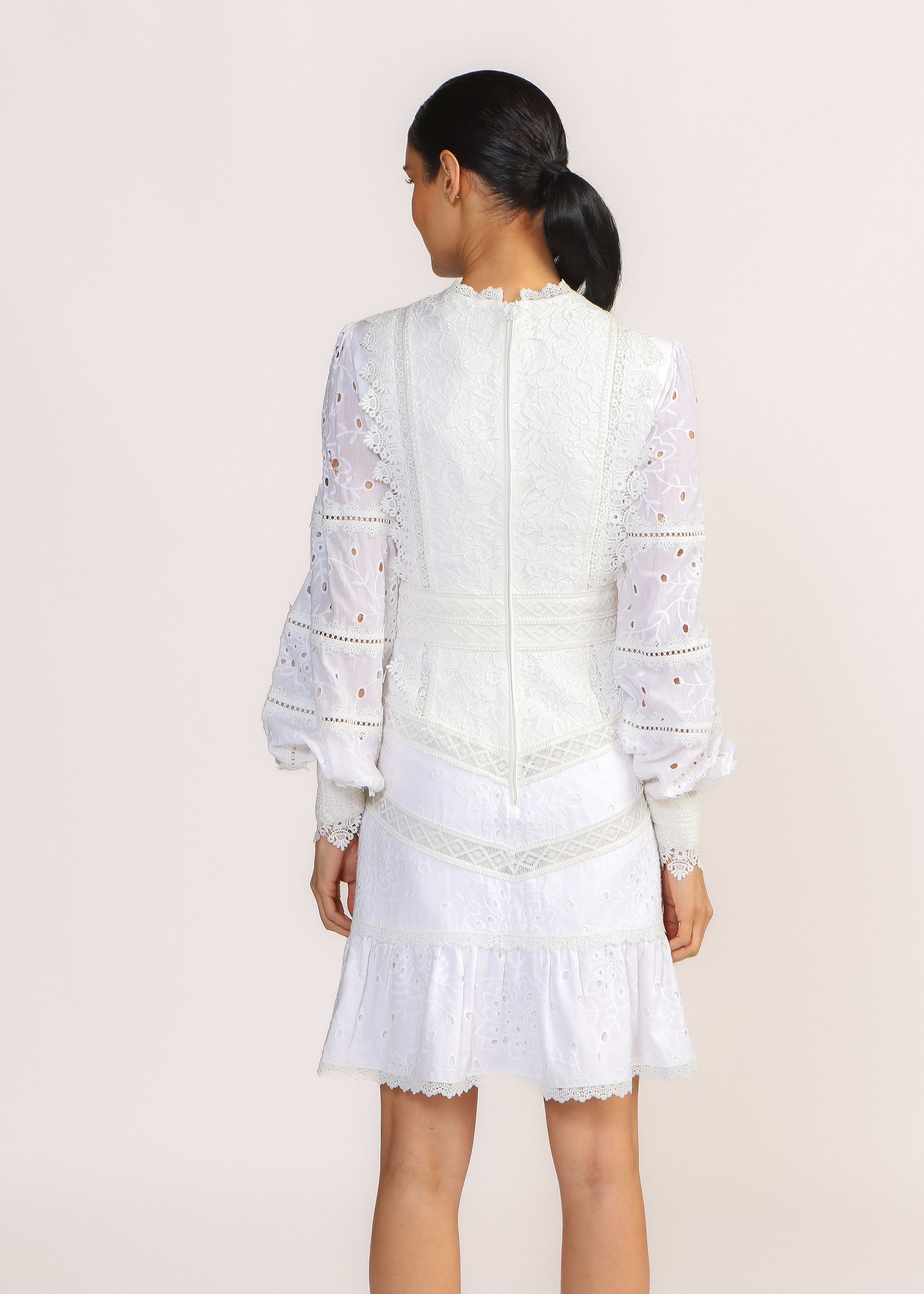 VESTIDO CURTO GLEICE OFF WHITE
