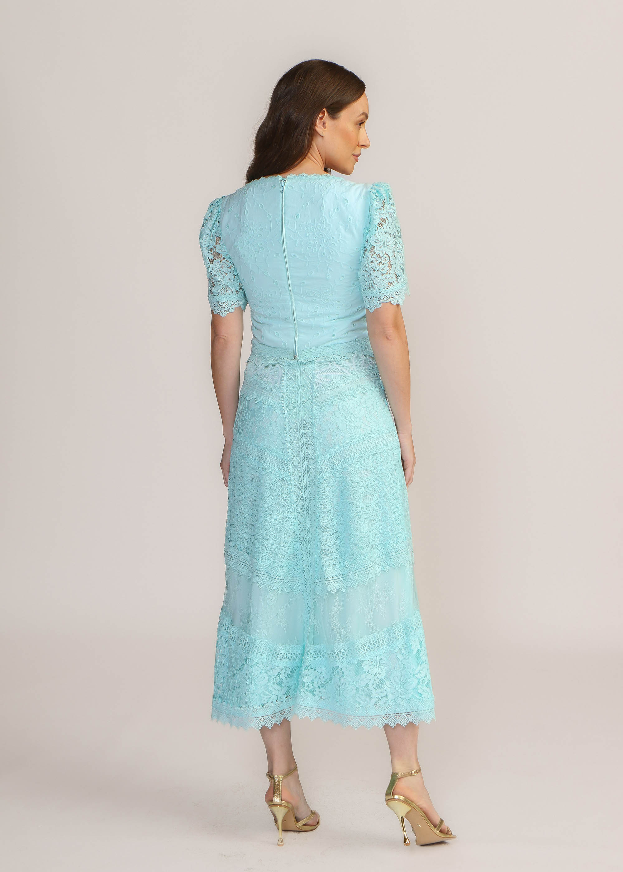 VESTIDO MIDI MARINA VERDE ANTONIETA