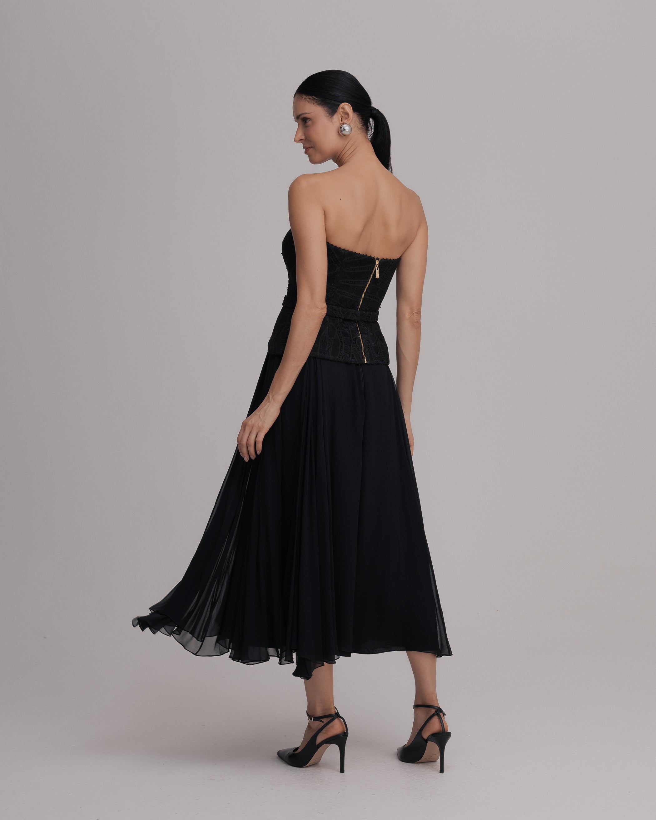 SAIA MIDI AURORA PRETO