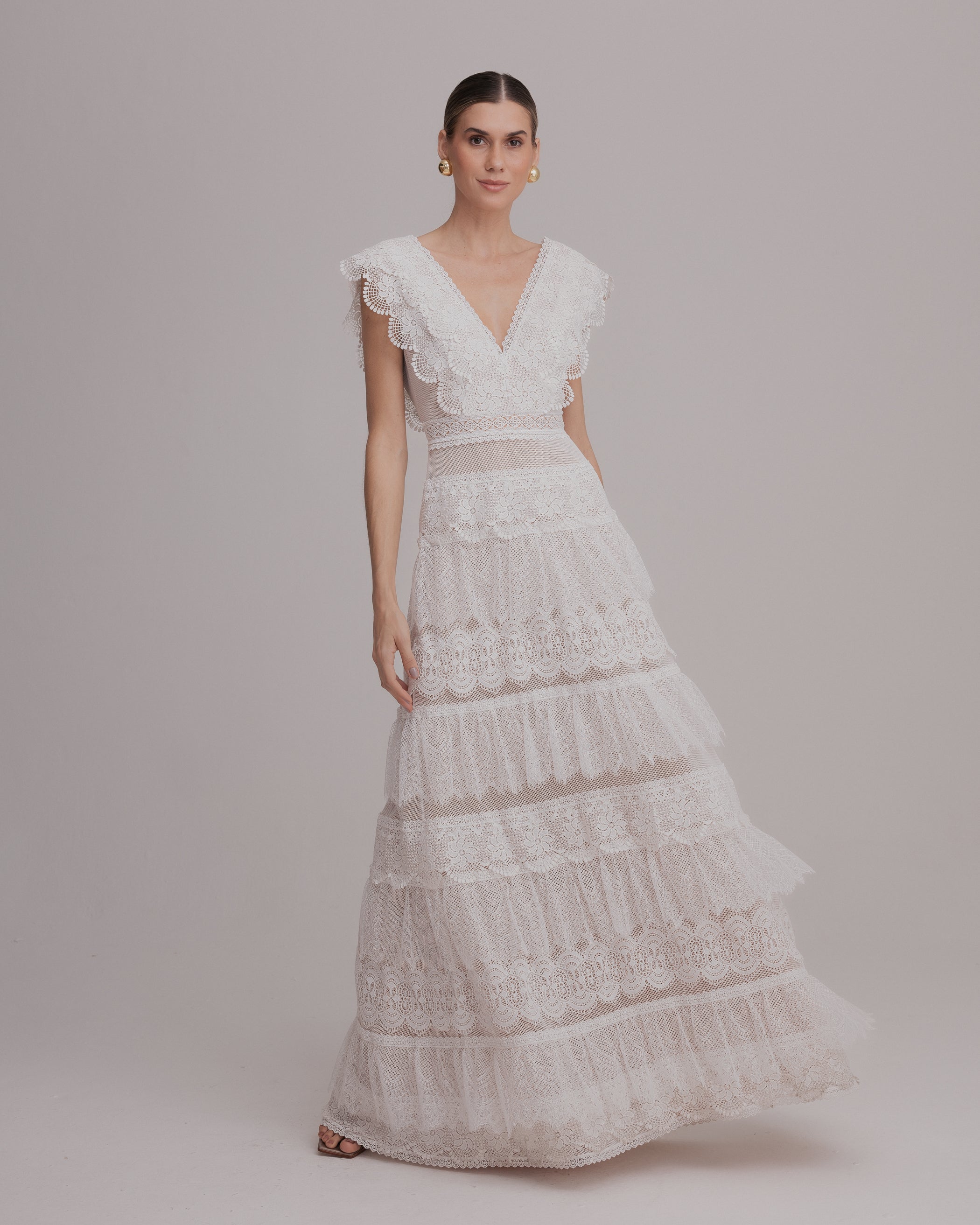 VESTIDO LONGO EMMA OFF WHITE