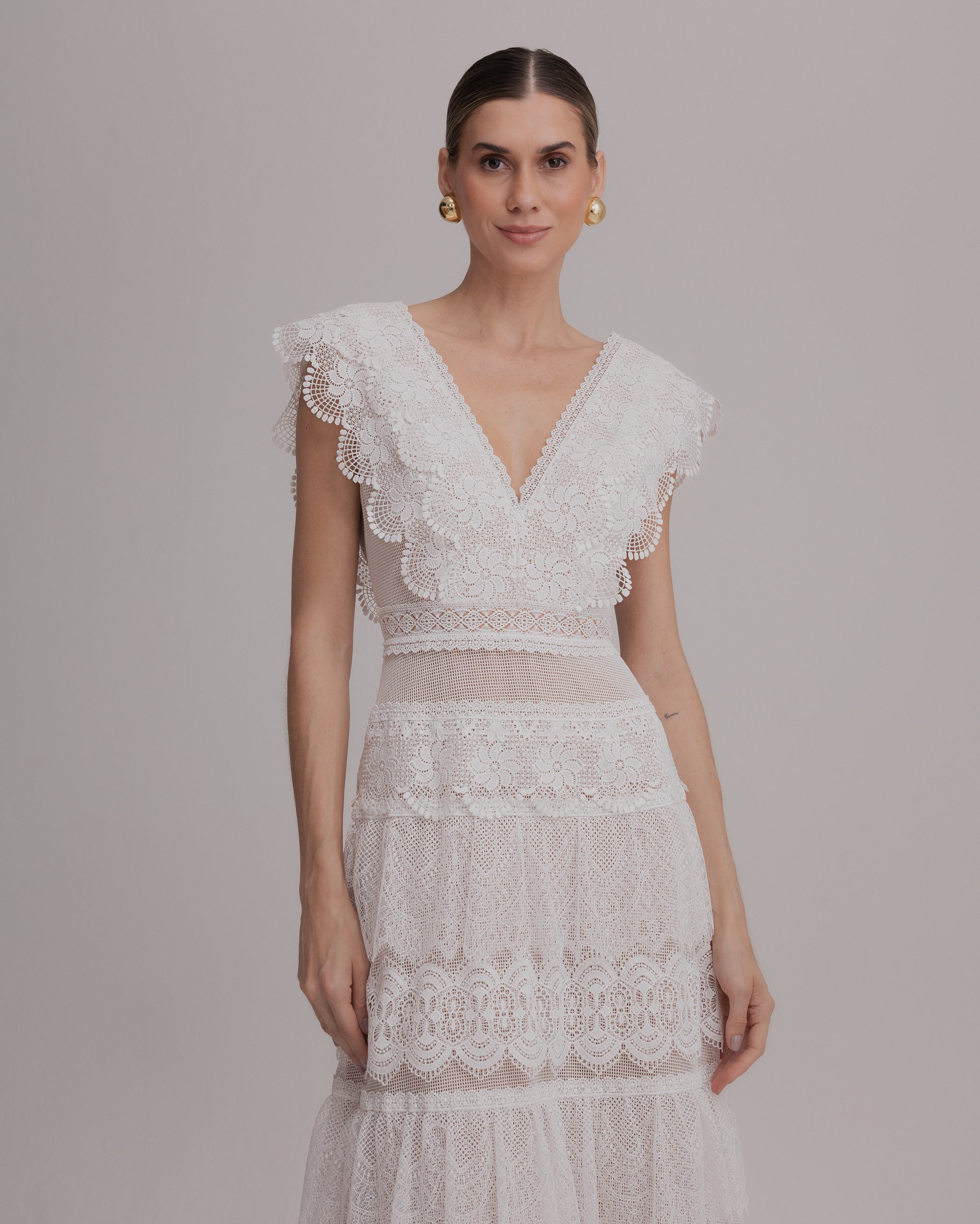 VESTIDO LONGO EMMA OFF WHITE
