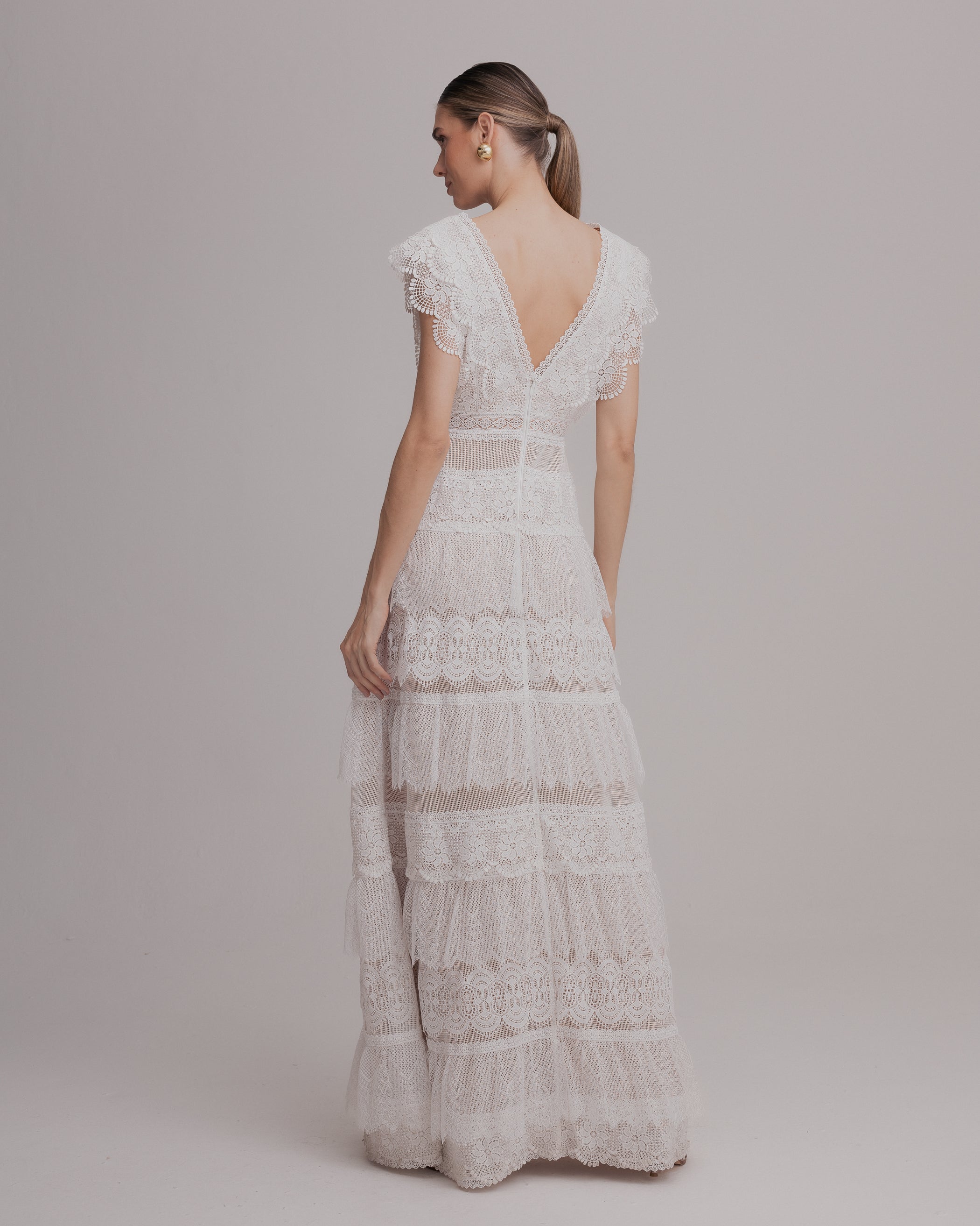 VESTIDO LONGO EMMA OFF WHITE