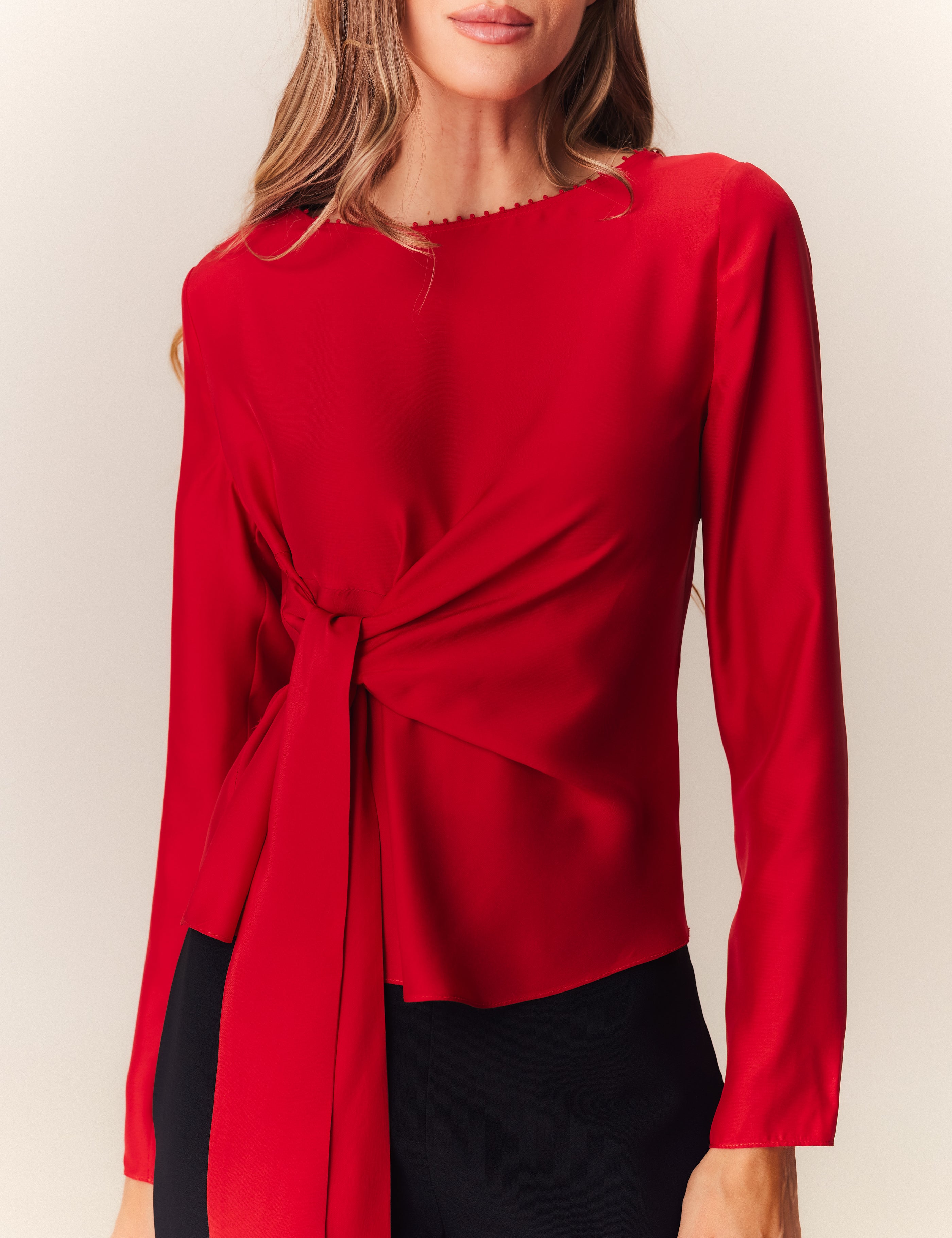 BLUSA LORENA VERMELHO CARMIN