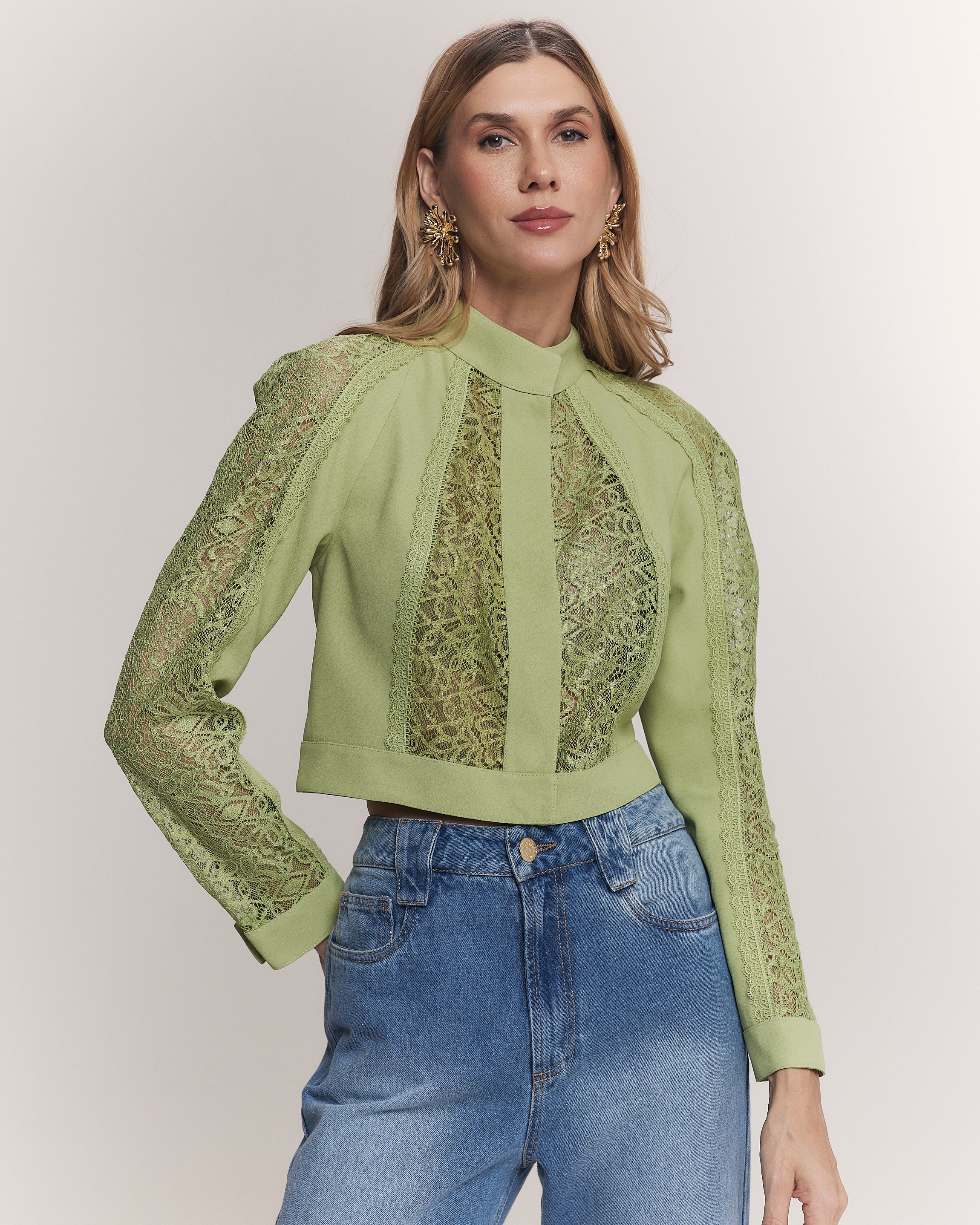 JAQUETA MILENA VERDE AVOCADO