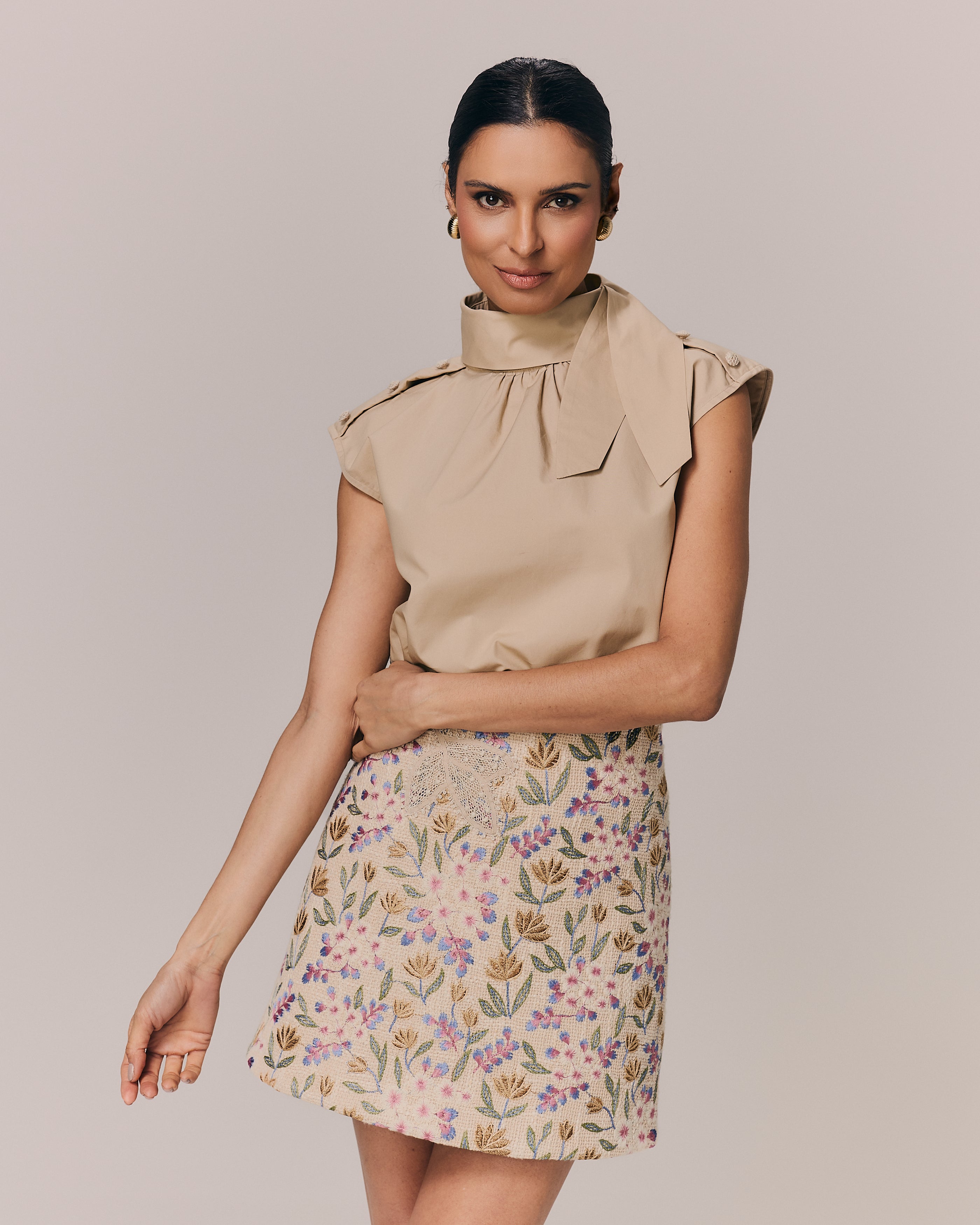 BLUSA RITA BEGE