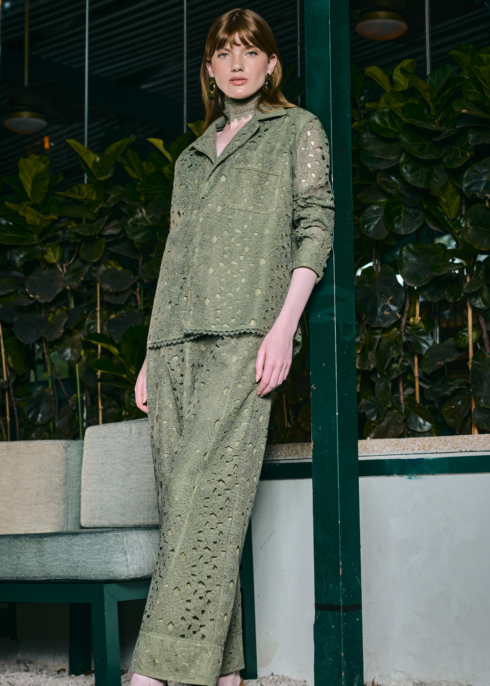 CALCA CLARA VERDE OLIVA