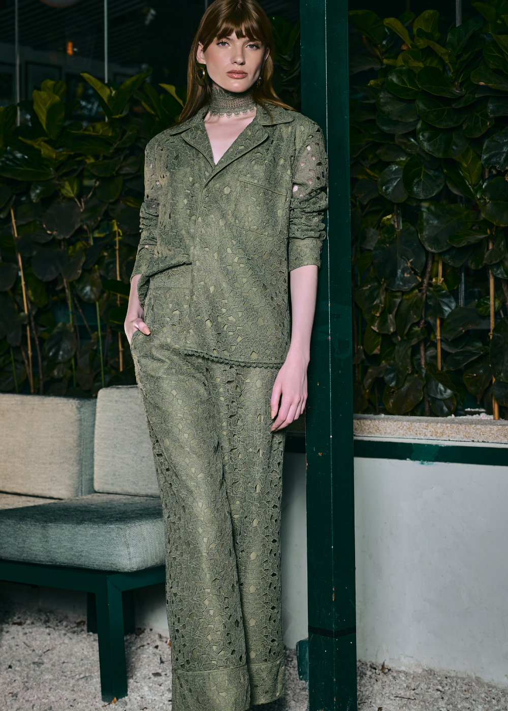 CALCA CLARA VERDE OLIVA