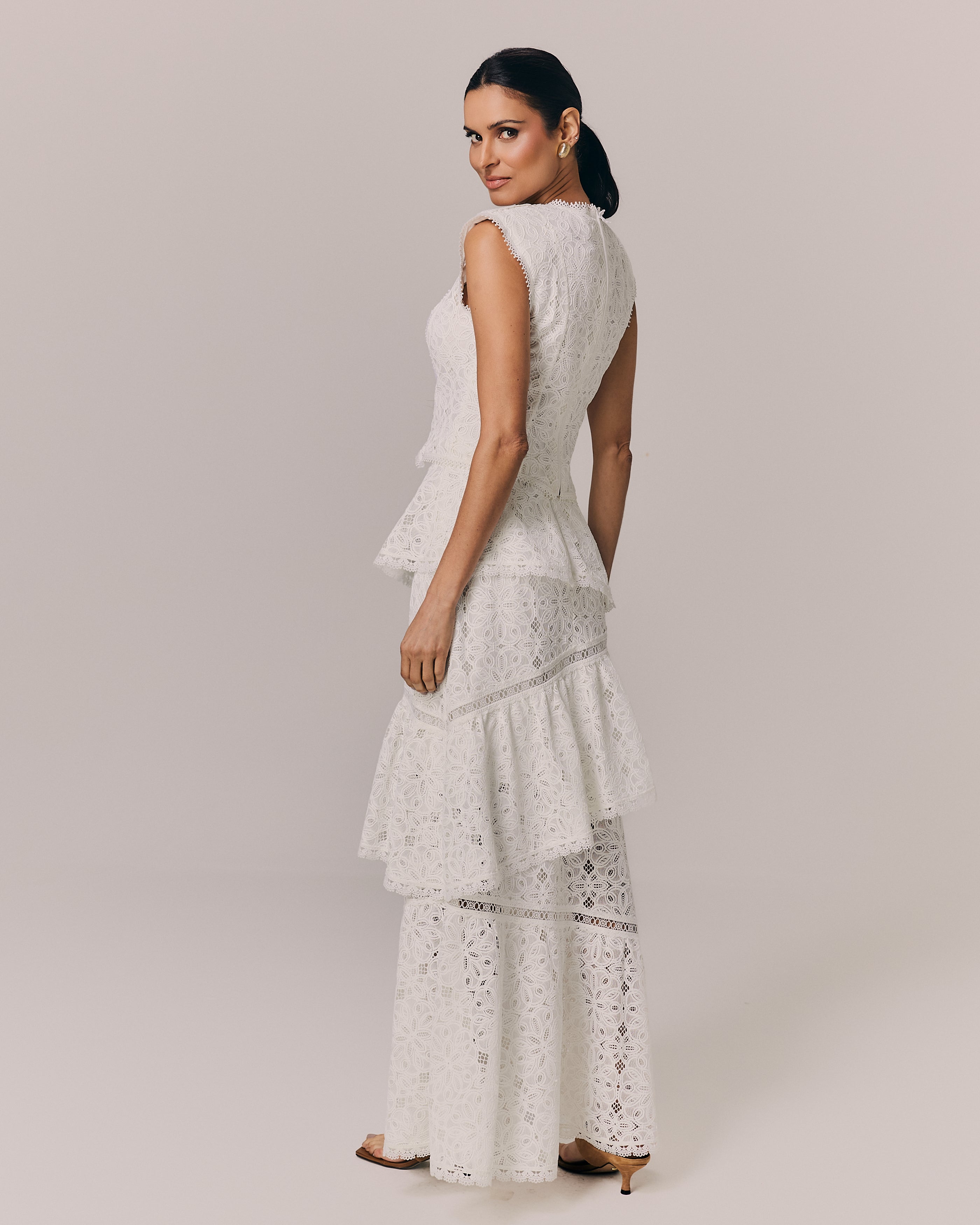 SAIA MIDI BEATRICE OFF WHITE