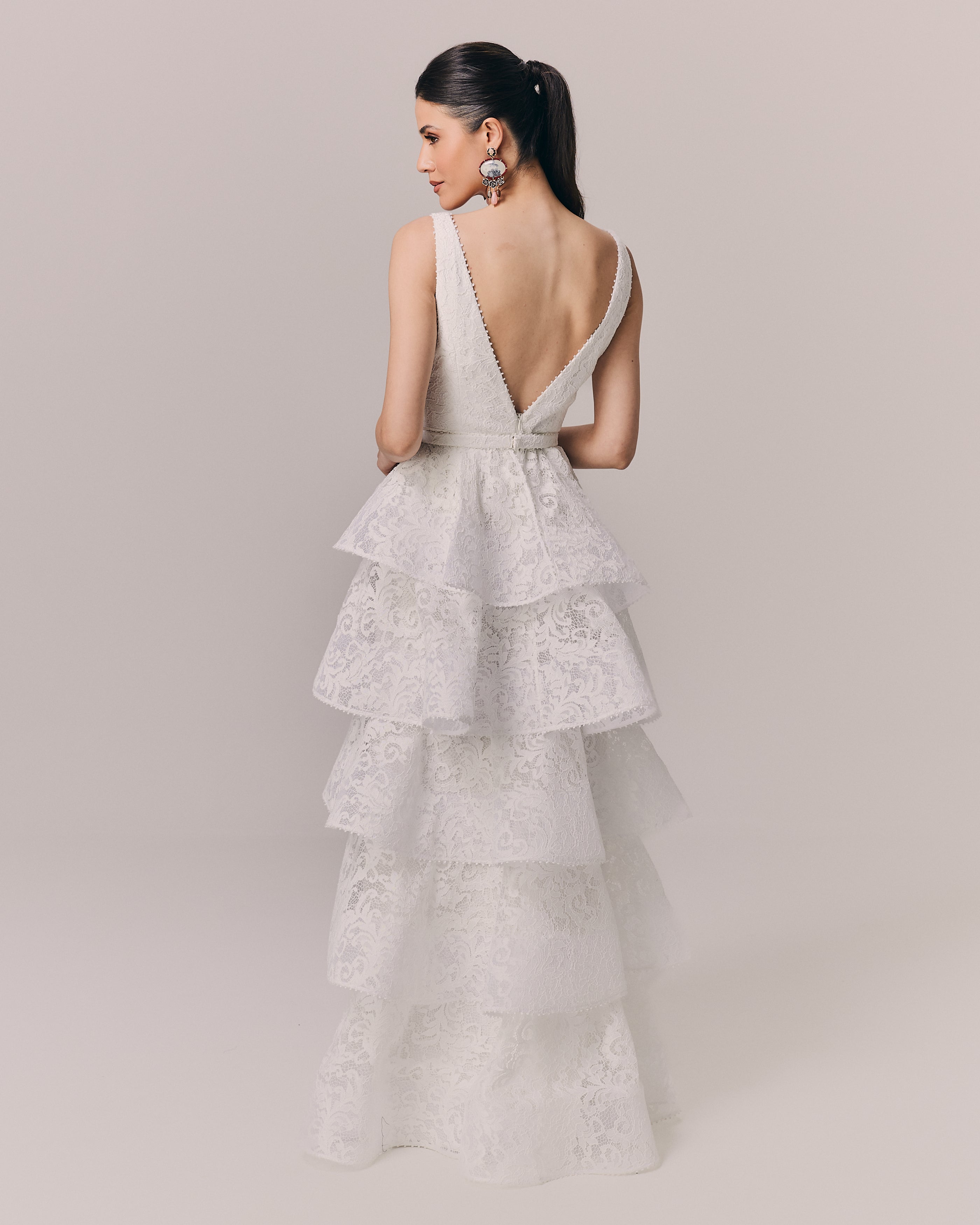 VESTIDO LONGO PAULINA OFF WHITE