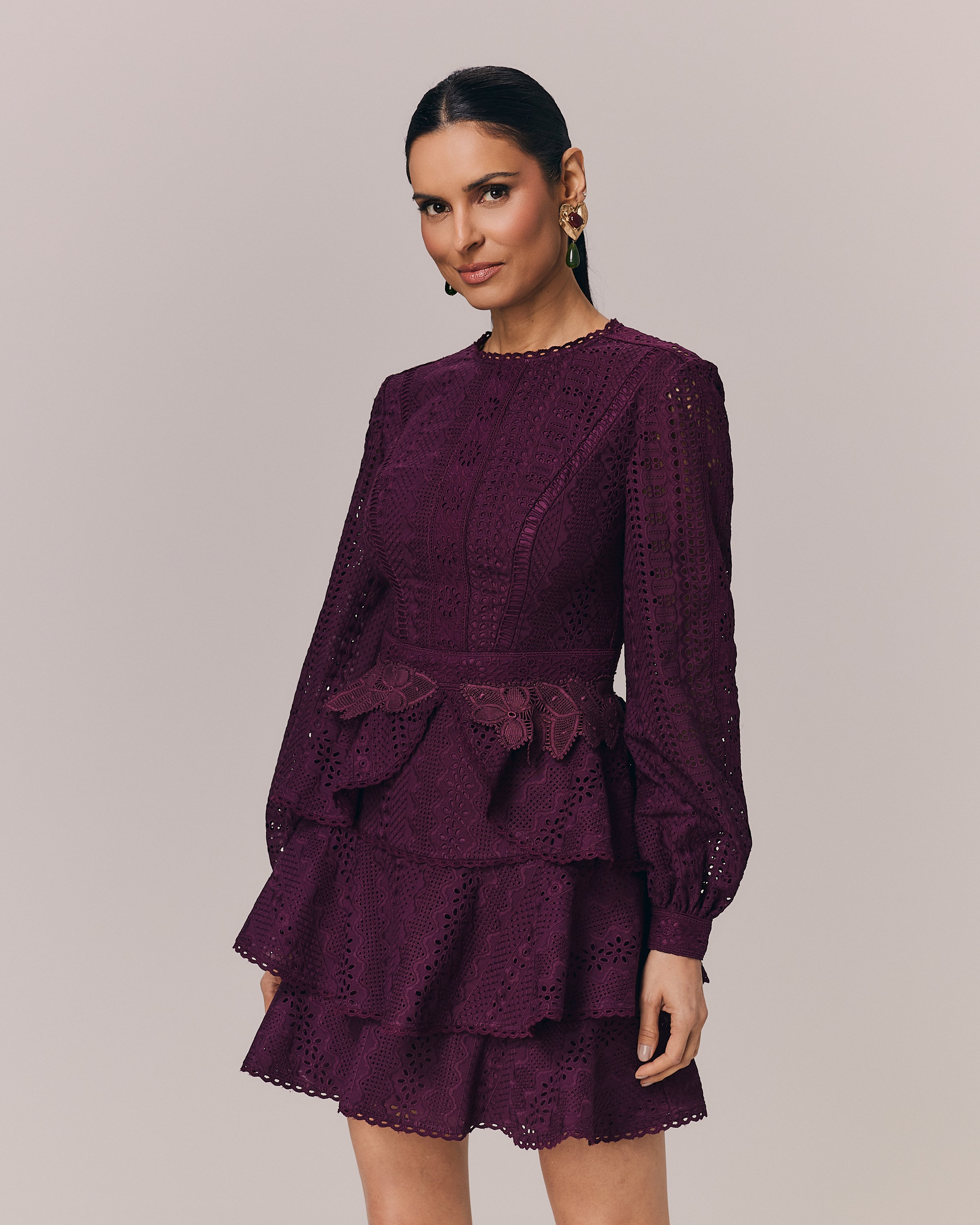 VESTIDO CURTO GIULIA VINO