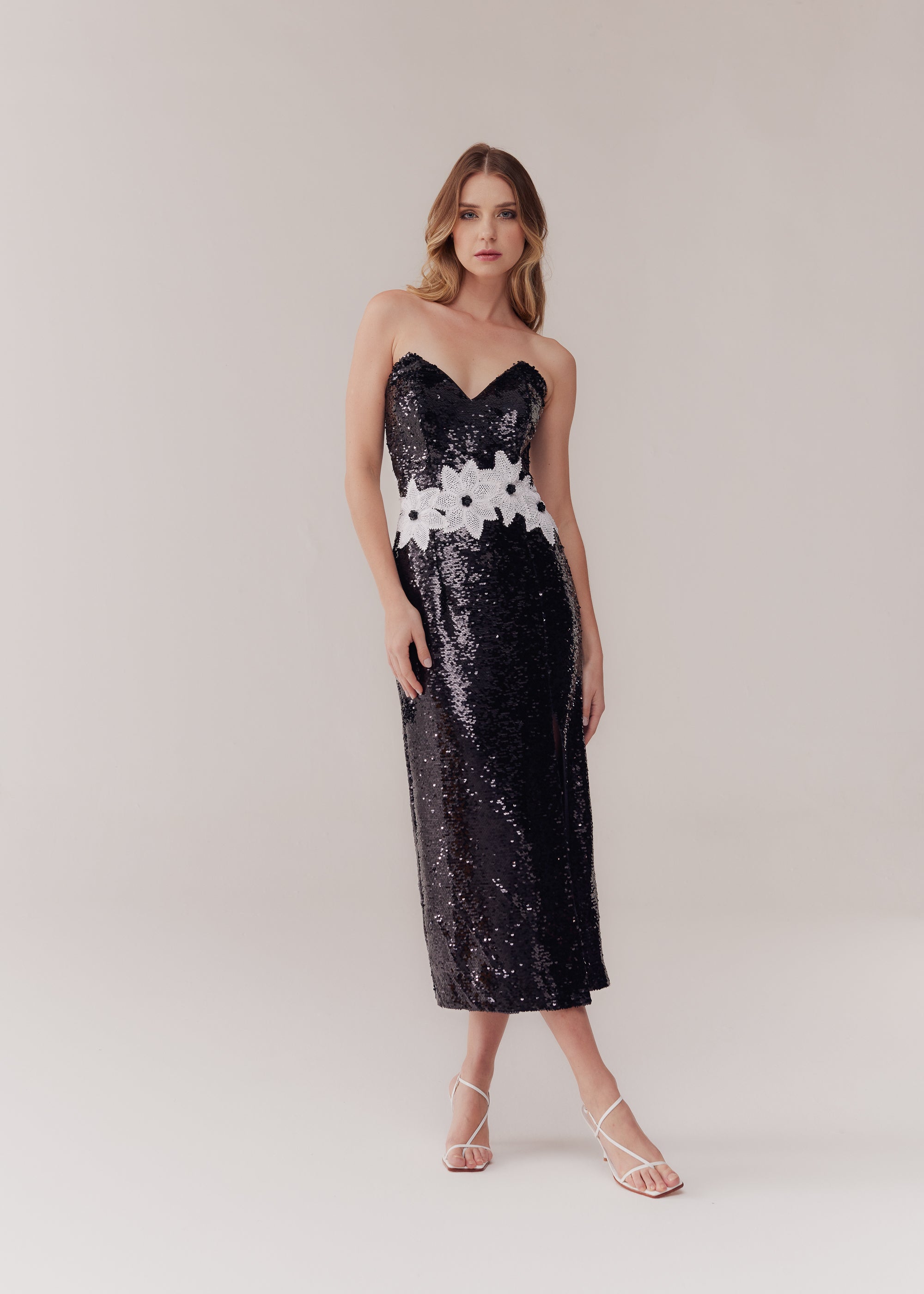 VESTIDO MIDI FLAVIA PRETO
