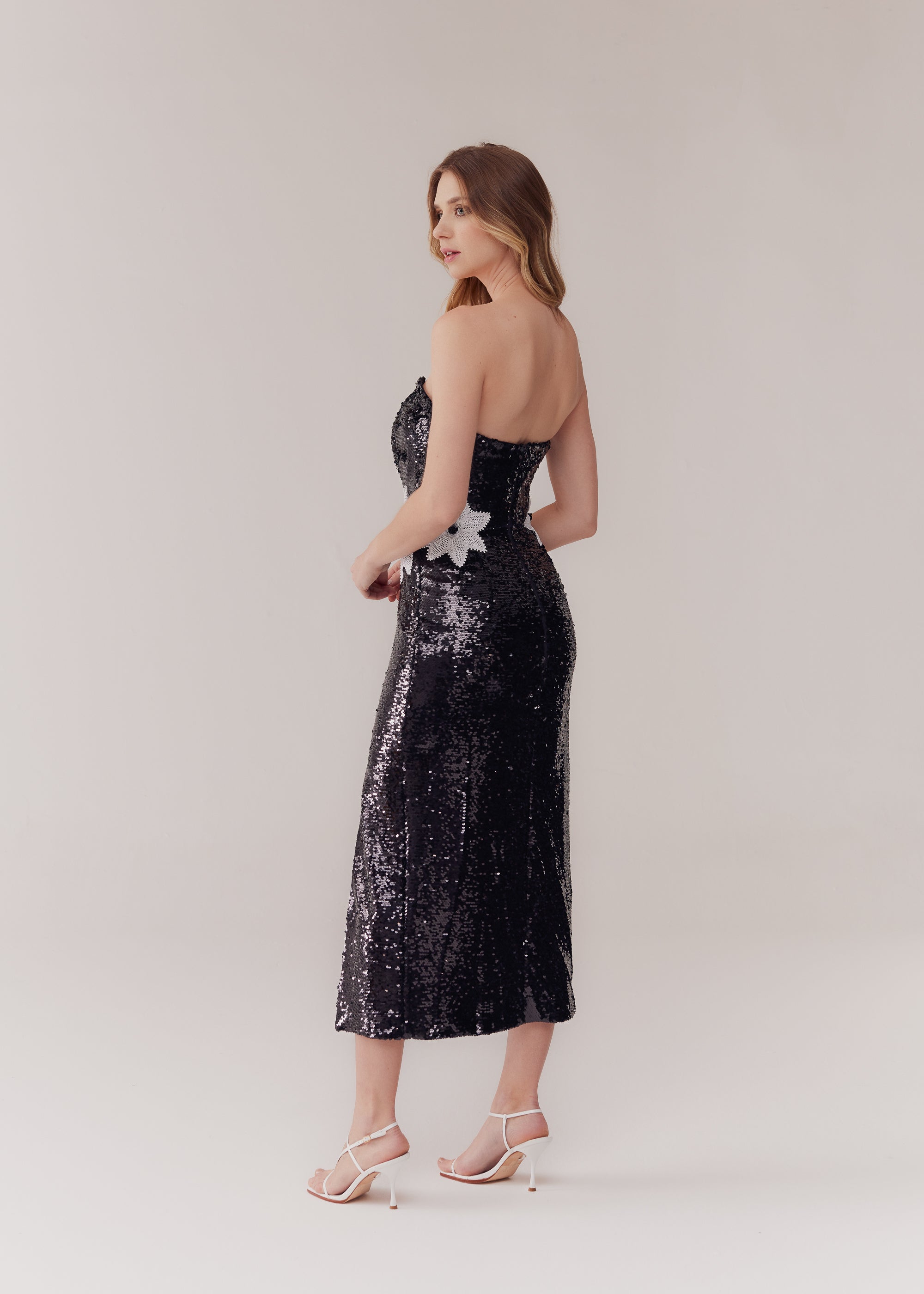 VESTIDO MIDI FLAVIA PRETO