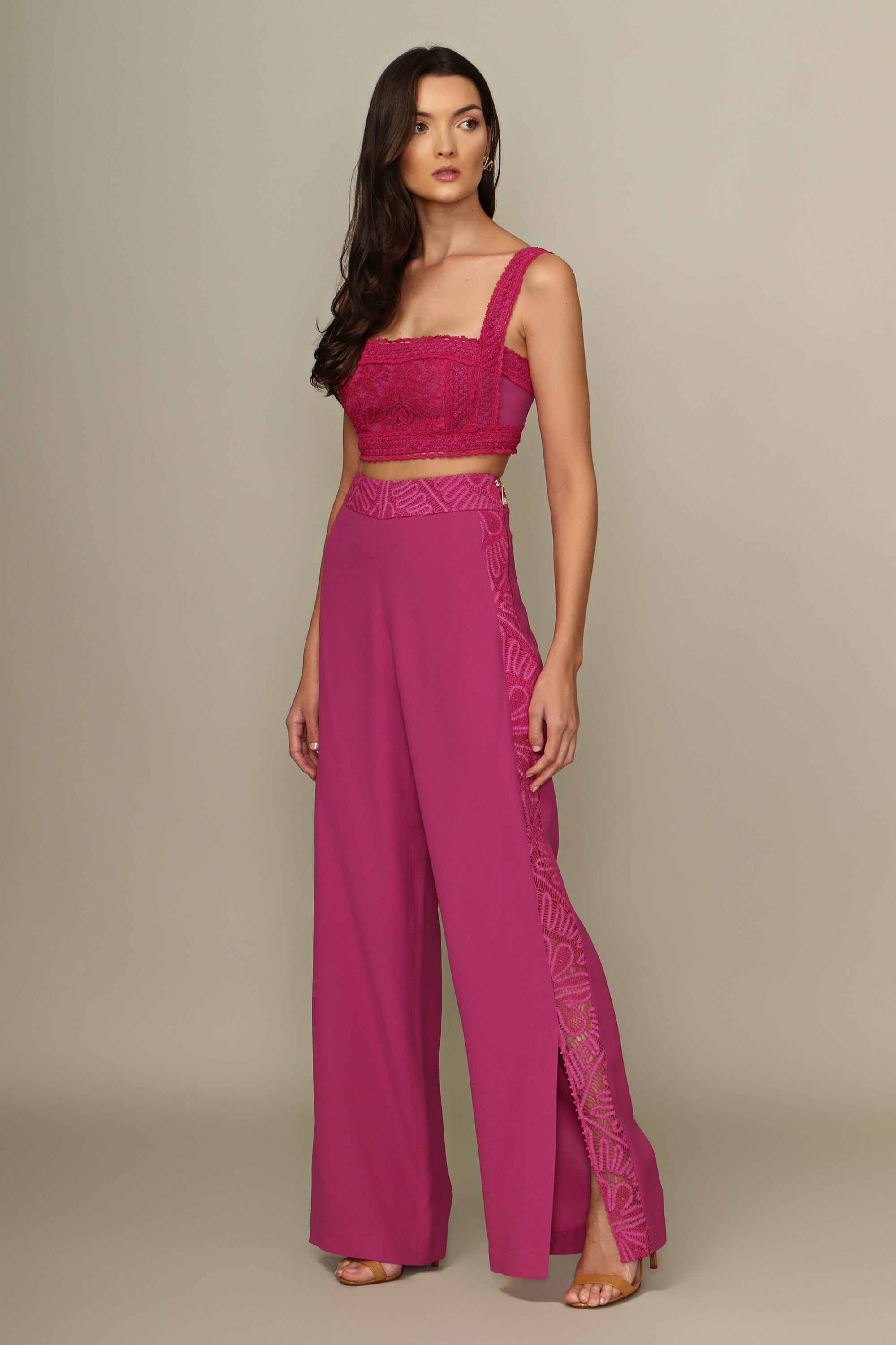 CALÇA BERTA ROSA PATOU