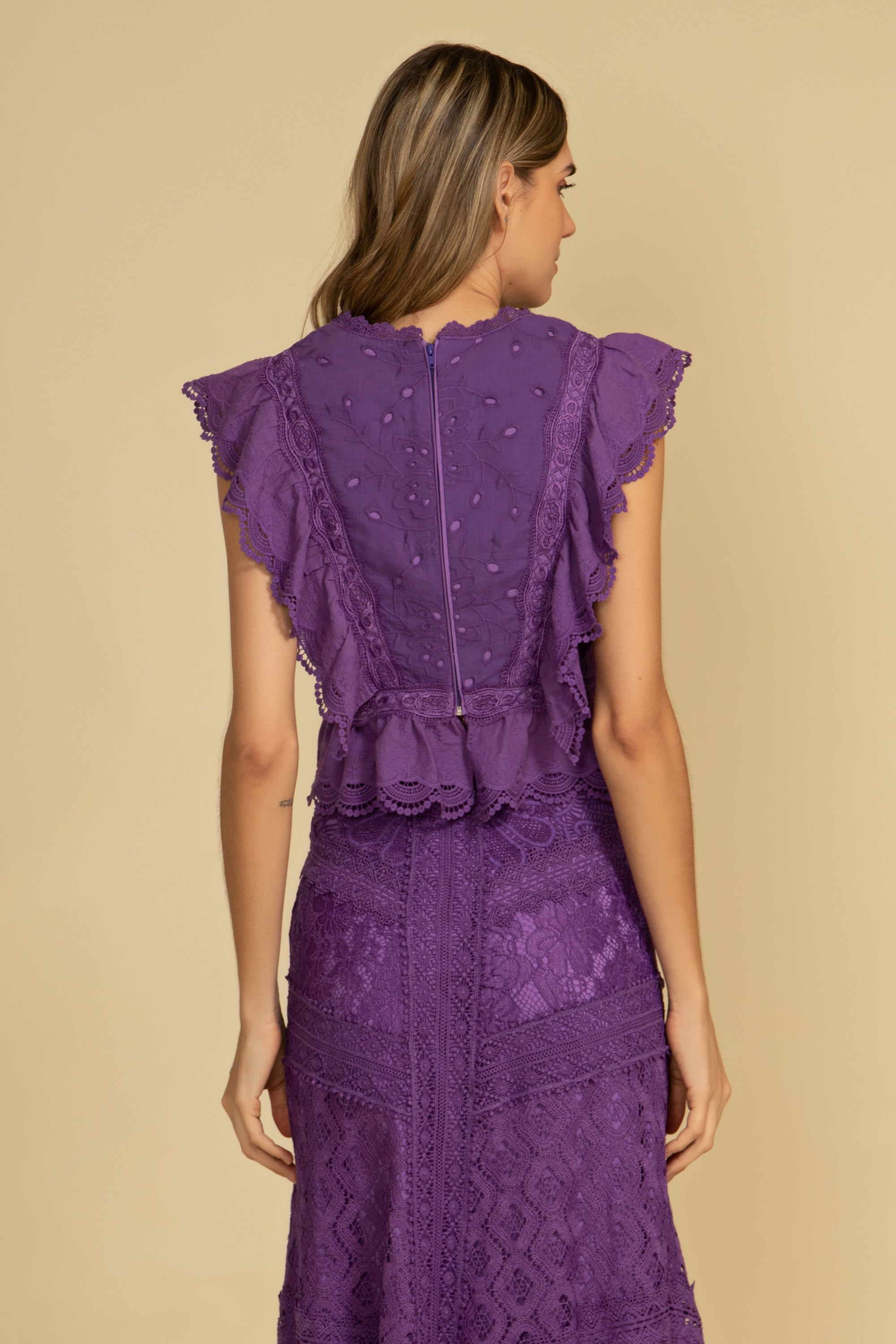 BLUSA LEA ROXO ELIZABETH