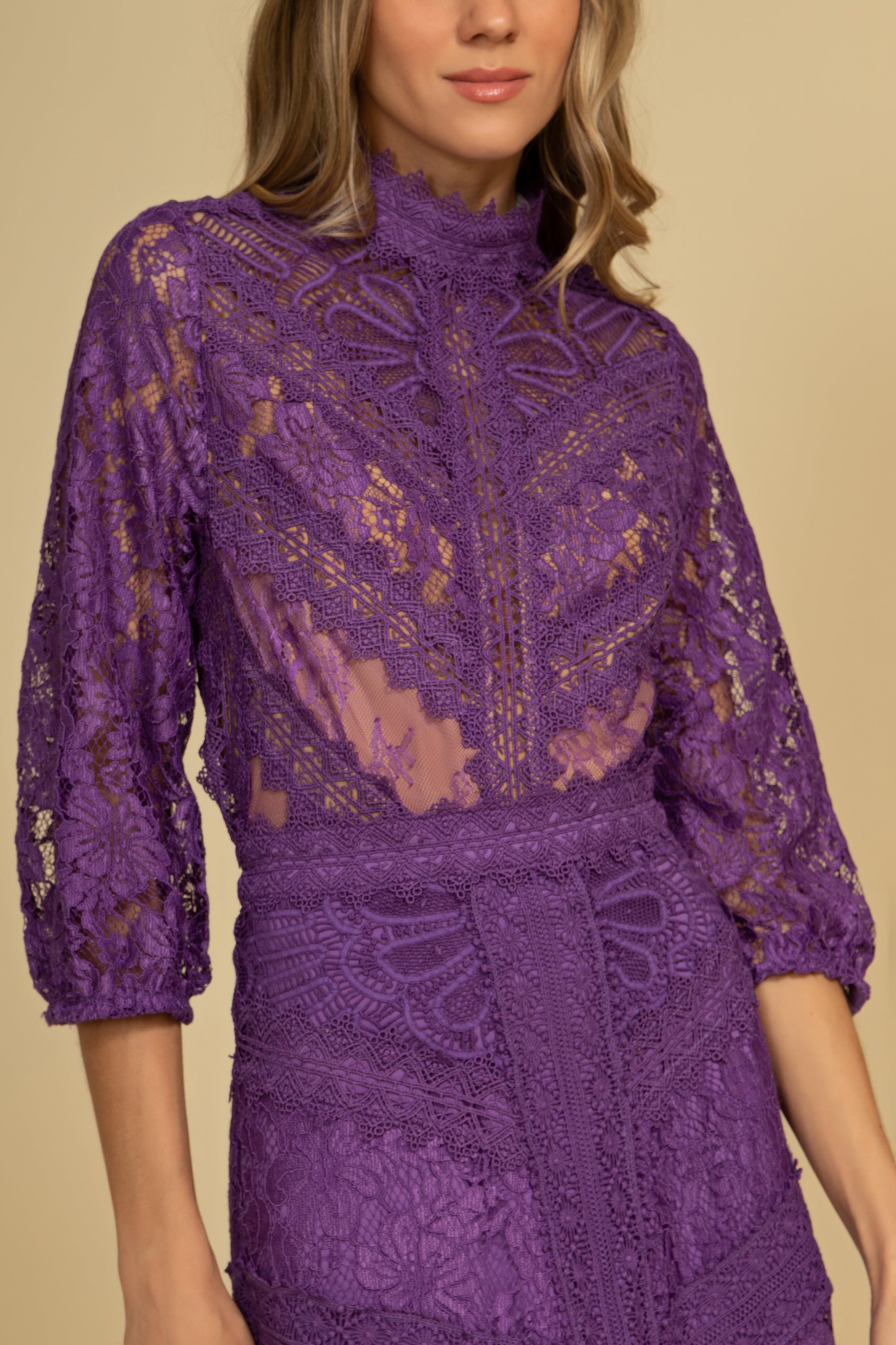 BLUSA CHIARA ROXO ELIZABETH