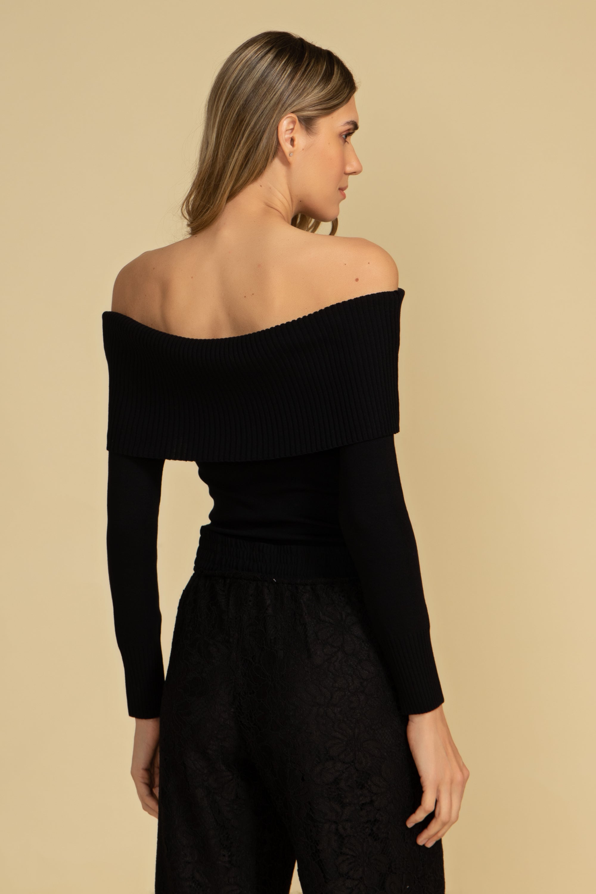 BLUSA TRICOT MONALISA PRETO